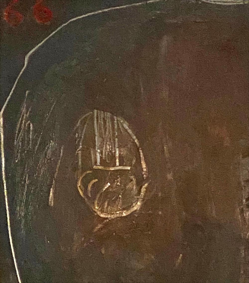 1960s Naive Portrait by Artist Thomas Leyland For Sale 2
