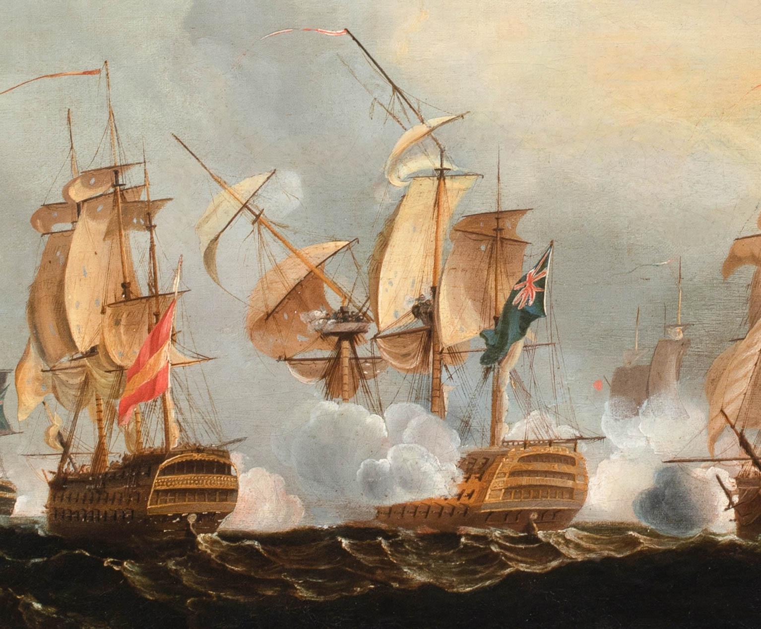 The Last Action Of Santisima Trinidad At The Battle Of Trafalgar, 1805 1