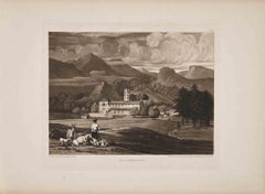 View of Vallombrosa -  Etching  by Thomas Lupton - 1833