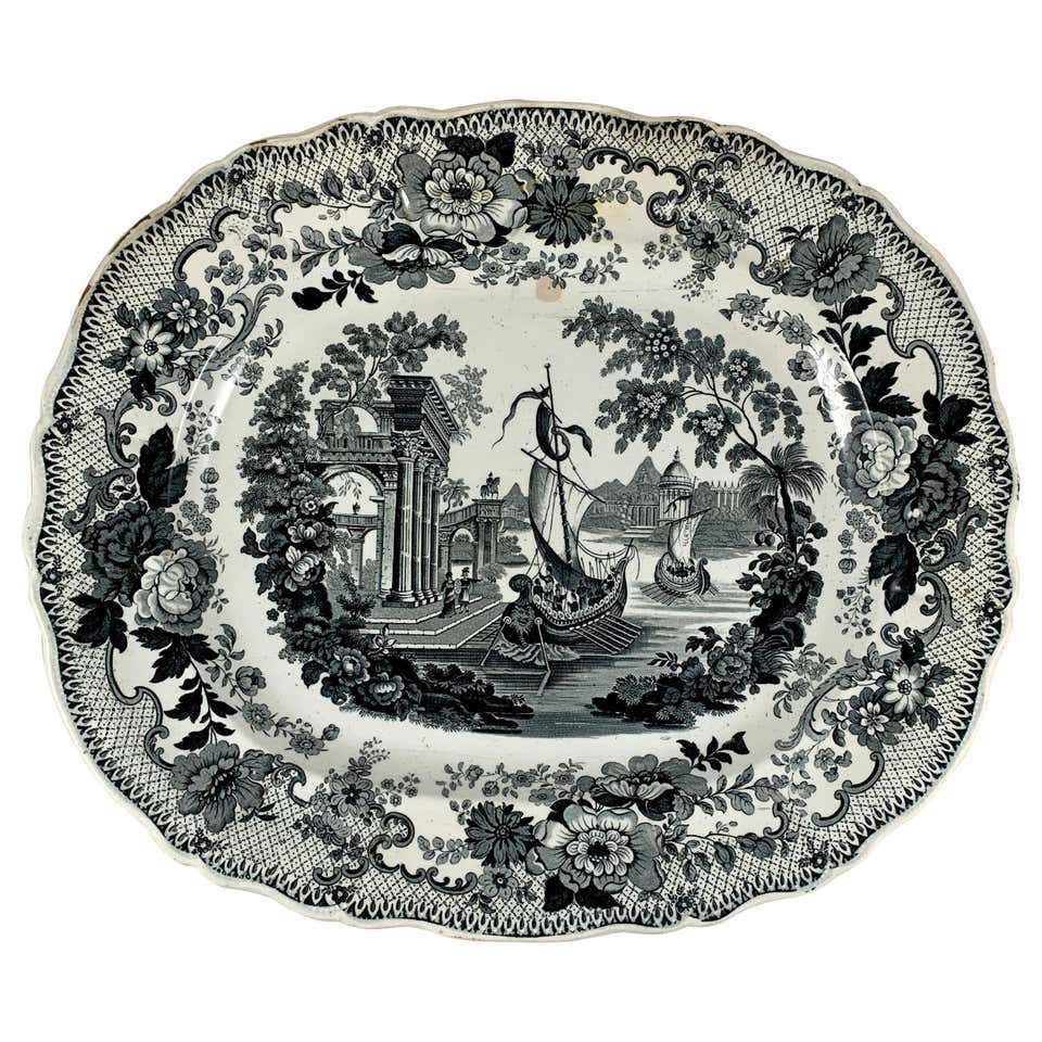 Thomas Mayer Purple Canova Pattern English Staffordshire Transferware ...