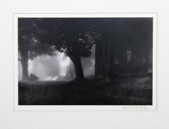 The Farm (Fog) Vermont, Signed Black/White Gelatin Silver Print Thomas McCartney