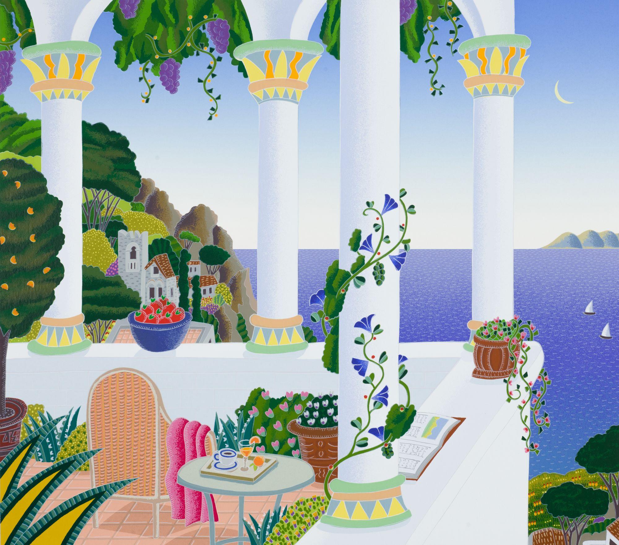Belvedere de Amalfi (Costa de Amalfi) - Print Contemporáneo de Thomas McKnight