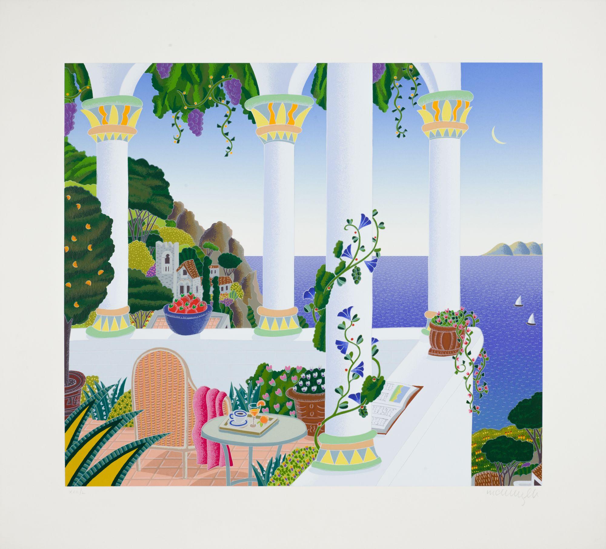 Belvedere de Amalfi (Costa de Amalfi) - Print de Thomas McKnight