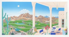 Arizona Golf, Silkscreen by Thomas McKnight