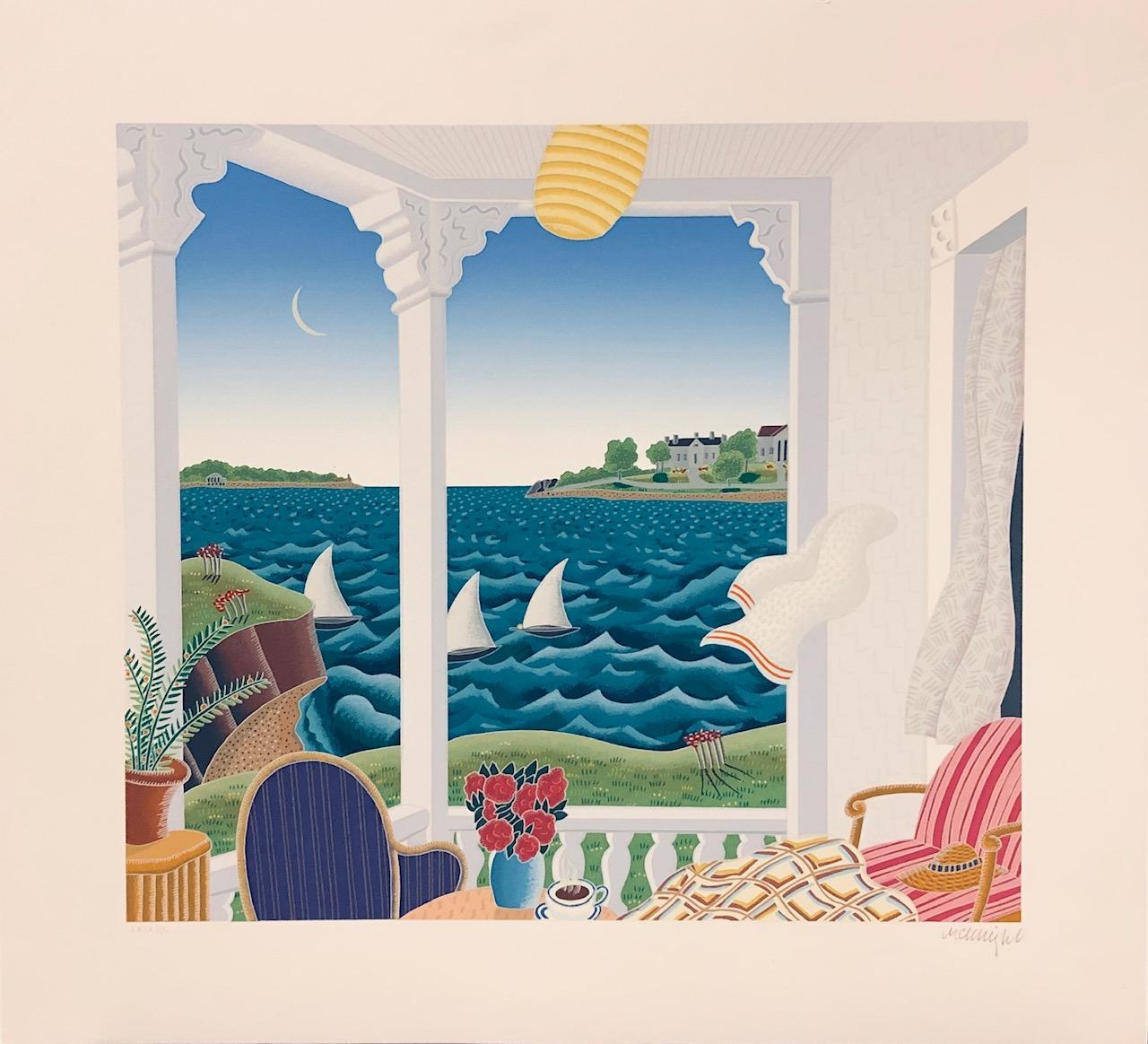 Cape Ann-Serigrafia in edizione limitata, firmata dall'artista - Print di Thomas McKnight