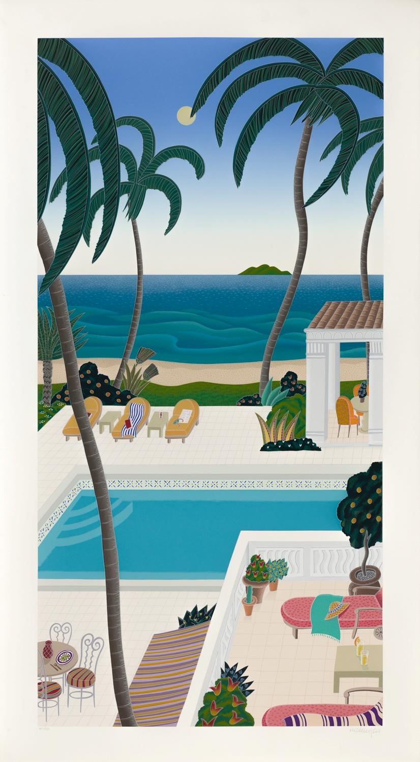 Hawaiian Lagoon - Contemporary Print by Thomas McKnight