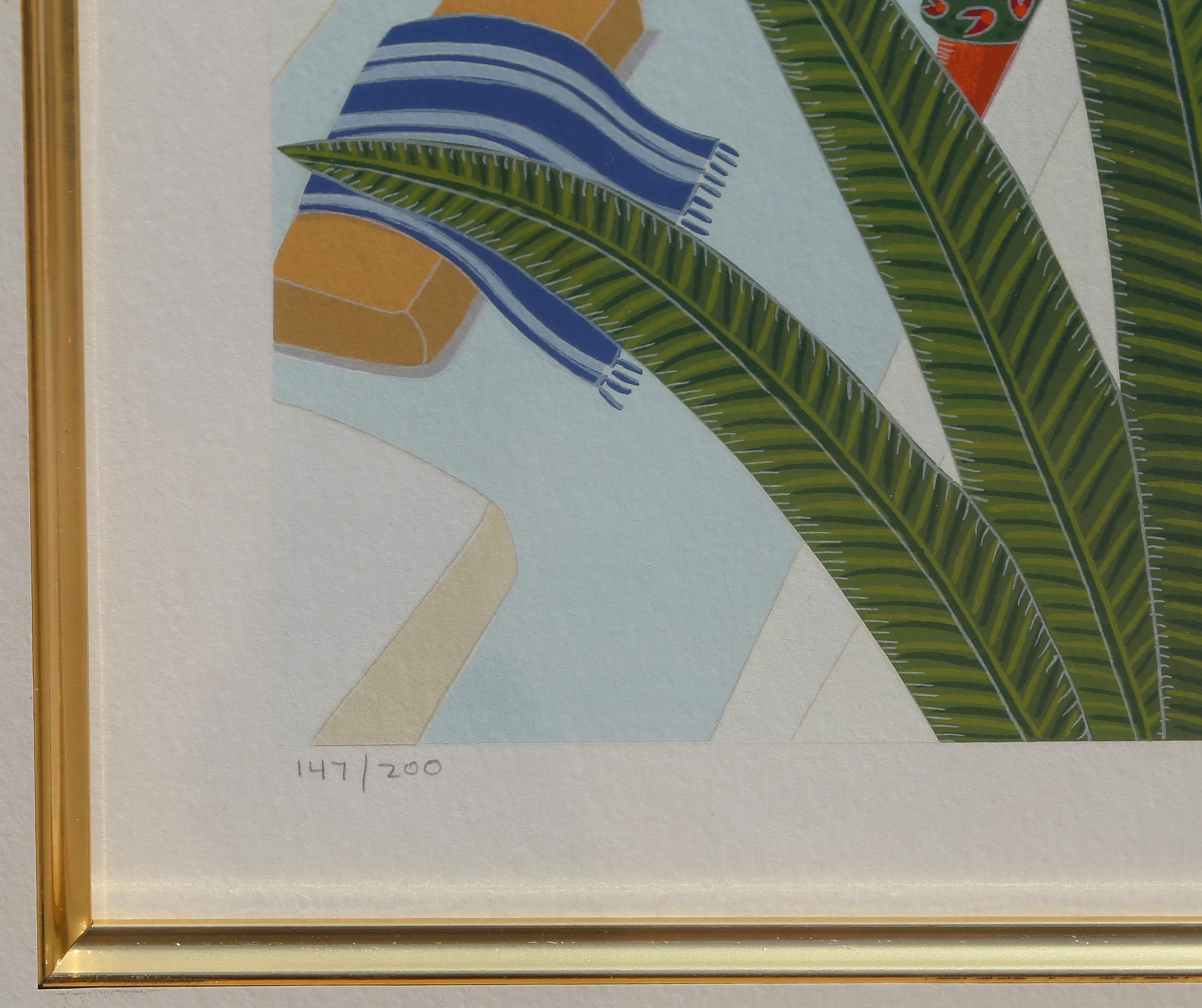 Horizonte de Mykonos, serigrafía pop art de Thomas McKnight en venta 1