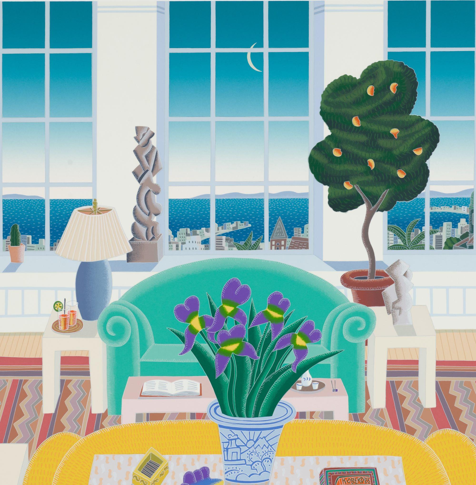 Pazifikhöhen (Grau), Interior Print, von Thomas McKnight