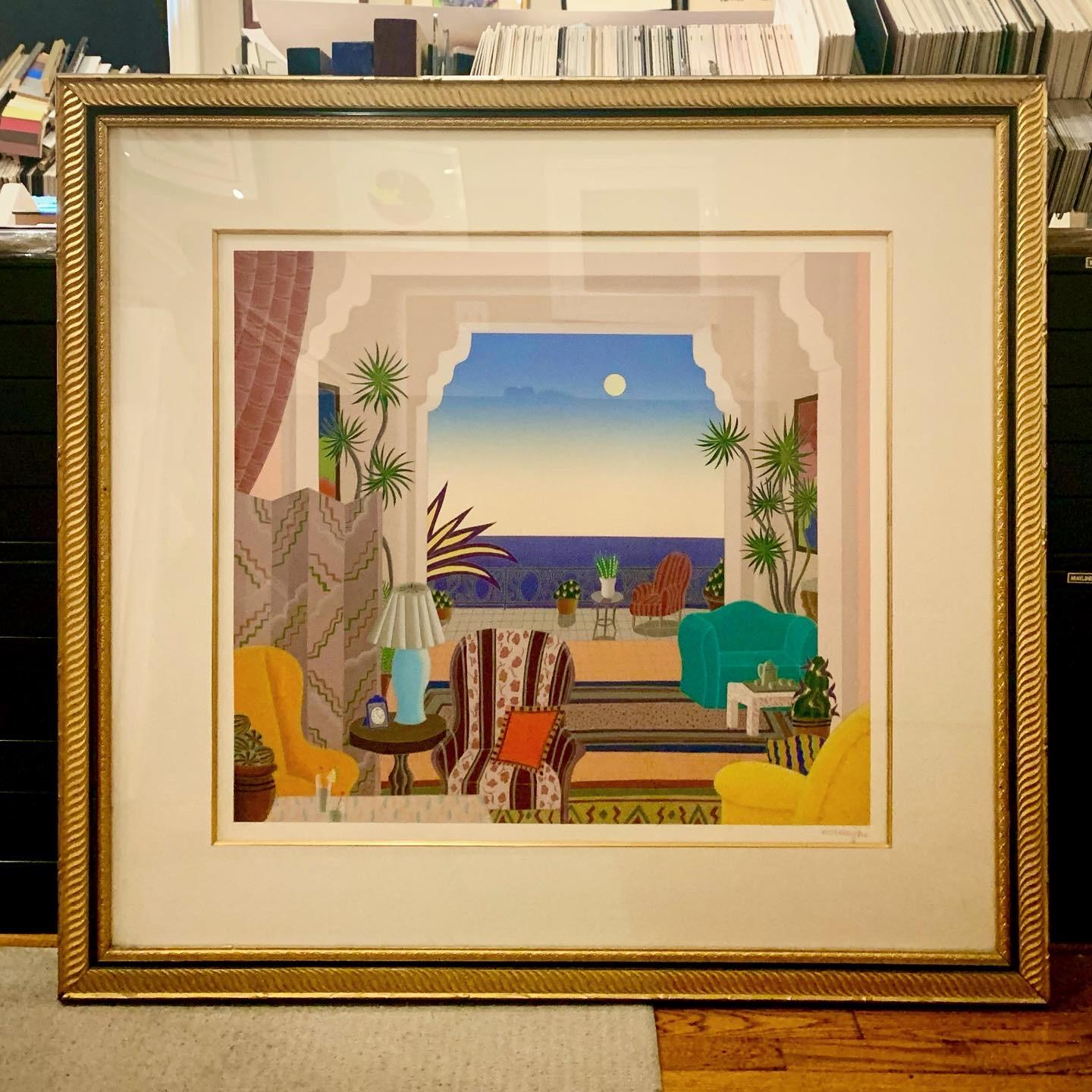 Thomas McKnight Interior Print - Porto Ercole