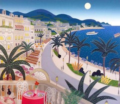 Riviera Paradise (Voyages to Paradise suite), Ltd Ed Silkscreen, Thomas McKnight