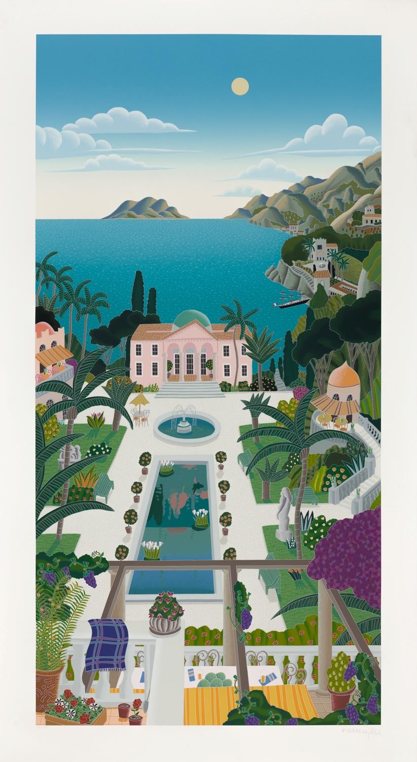 Riviera Villa - Contemporary Print by Thomas McKnight