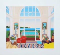 Sag Harbor /// Contemporary Thomas McKnight Screenprint Hamptons NY Modern Art