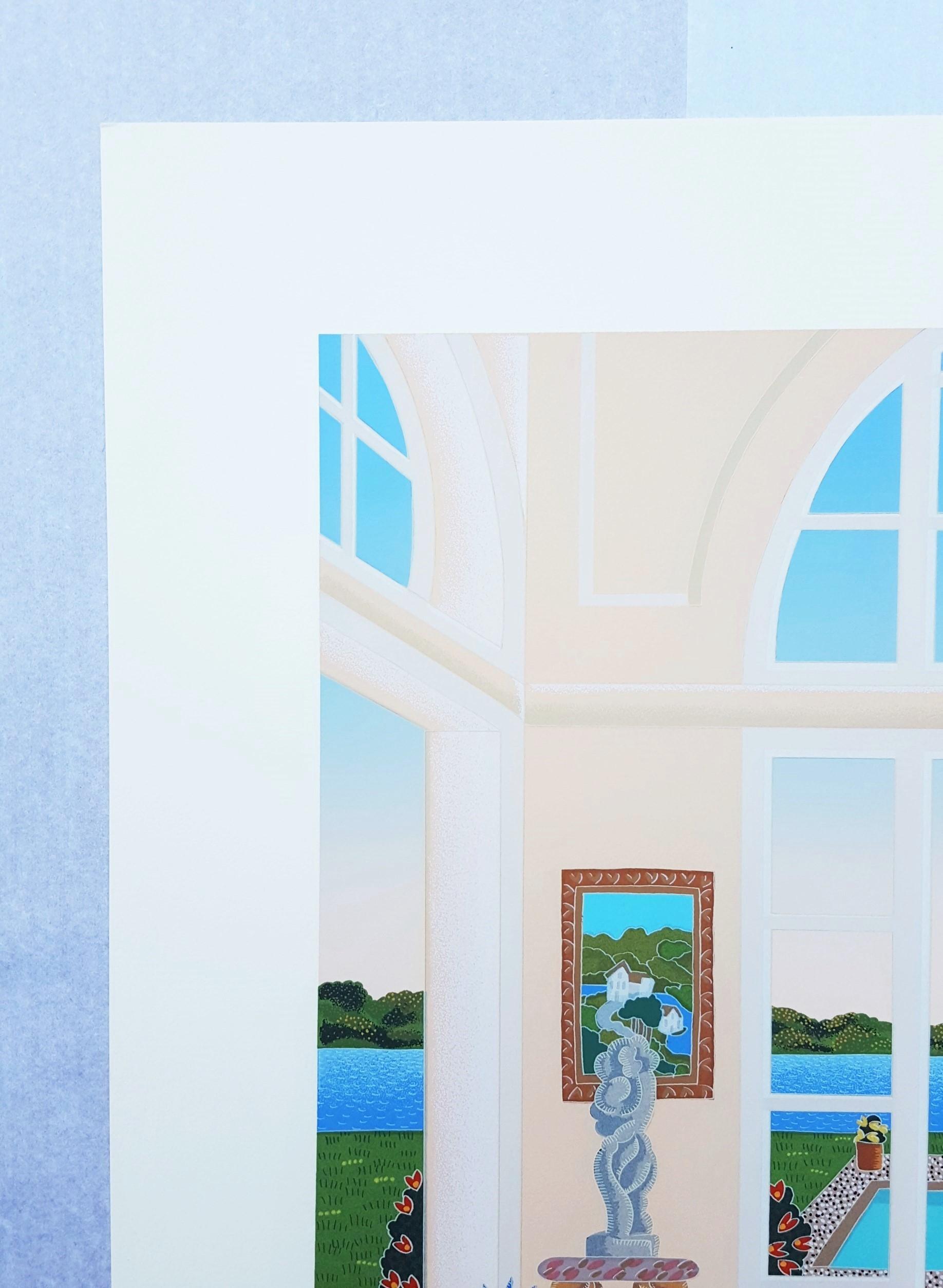 Sag Harbor /// Contemporary Thomas McKnight Screenprint Hamptons NY Modern Art For Sale 3