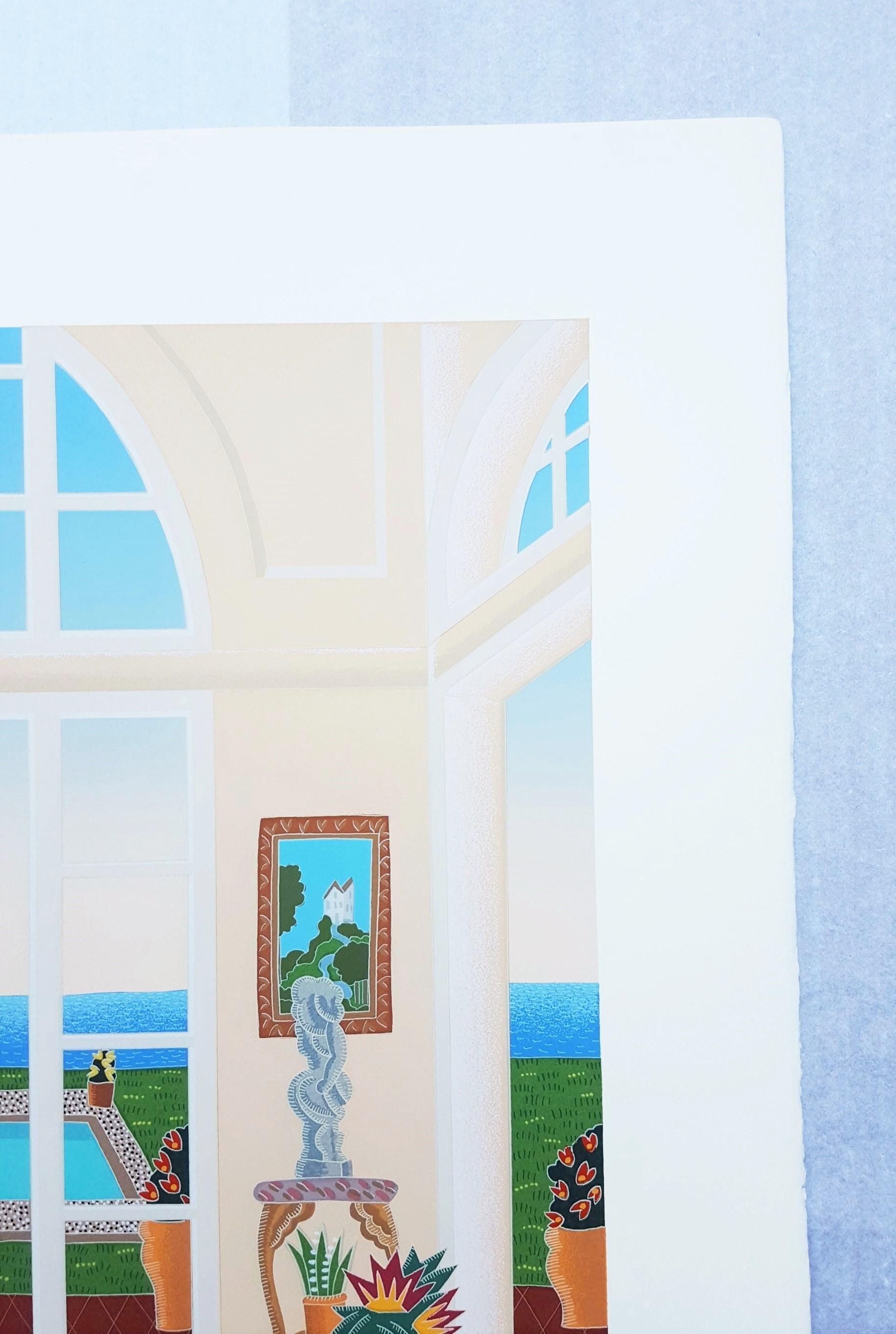 Sag Harbor /// Contemporary Thomas McKnight Screenprint Hamptons NY Modern Art For Sale 4