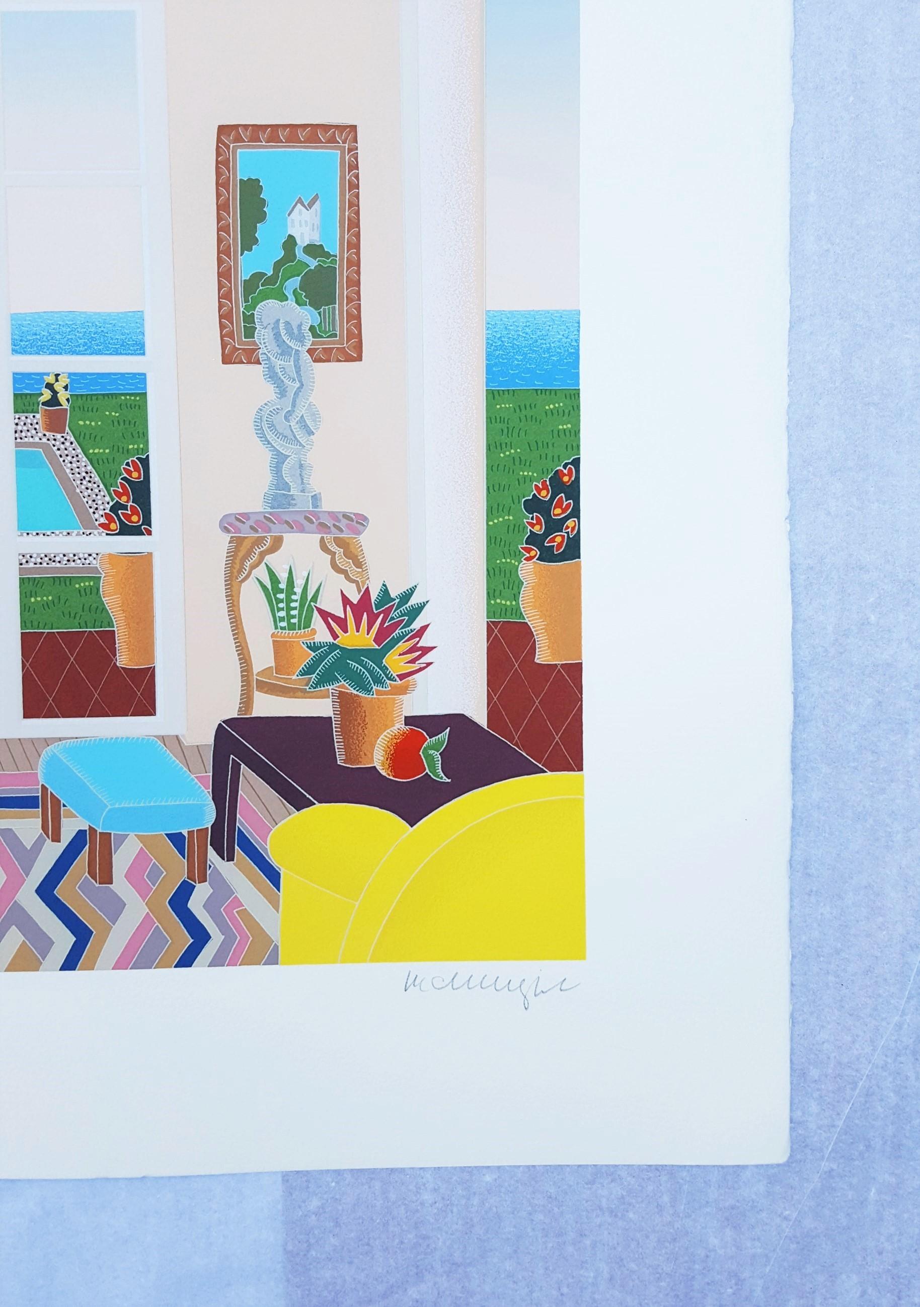 Sag Harbor /// Contemporary Thomas McKnight Screenprint Hamptons NY Modern Art For Sale 5