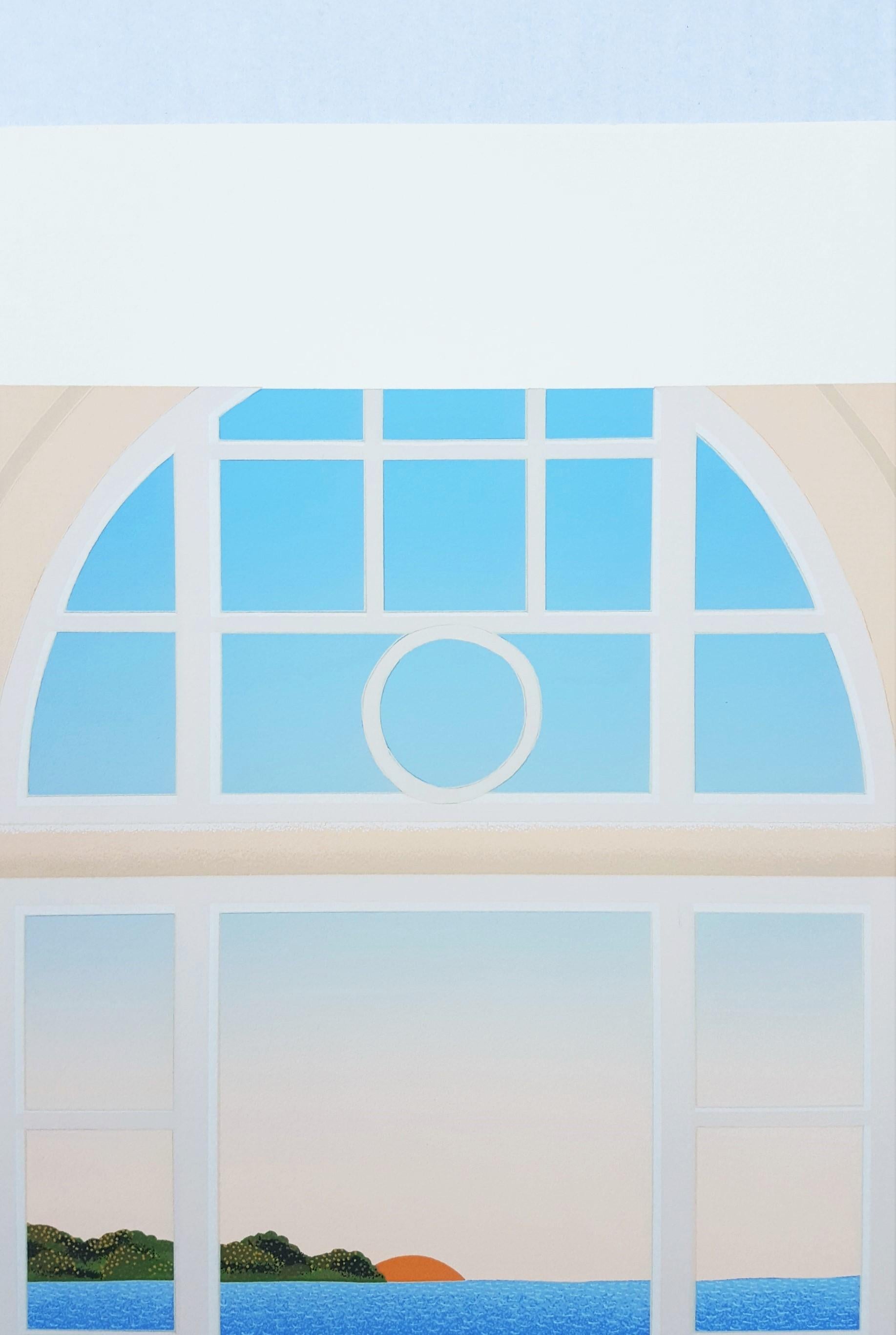 Sag Harbor /// Contemporary Thomas McKnight Screenprint Hamptons NY Modern Art For Sale 6