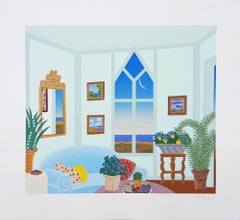 Sagaponack /// Contemporary Thomas McKnight Screenprint Hamptons NY Modern Art