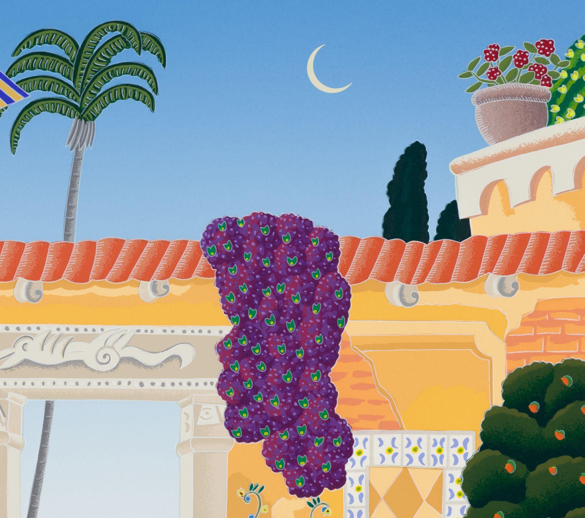 Cortile di Sorrento (Costiera Amalfitana) - Landscape Print Beige di Thomas McKnight