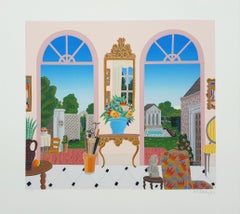 Southampton /// Contemporary Thomas McKnight Screenprint Hamptons NY Modern Art