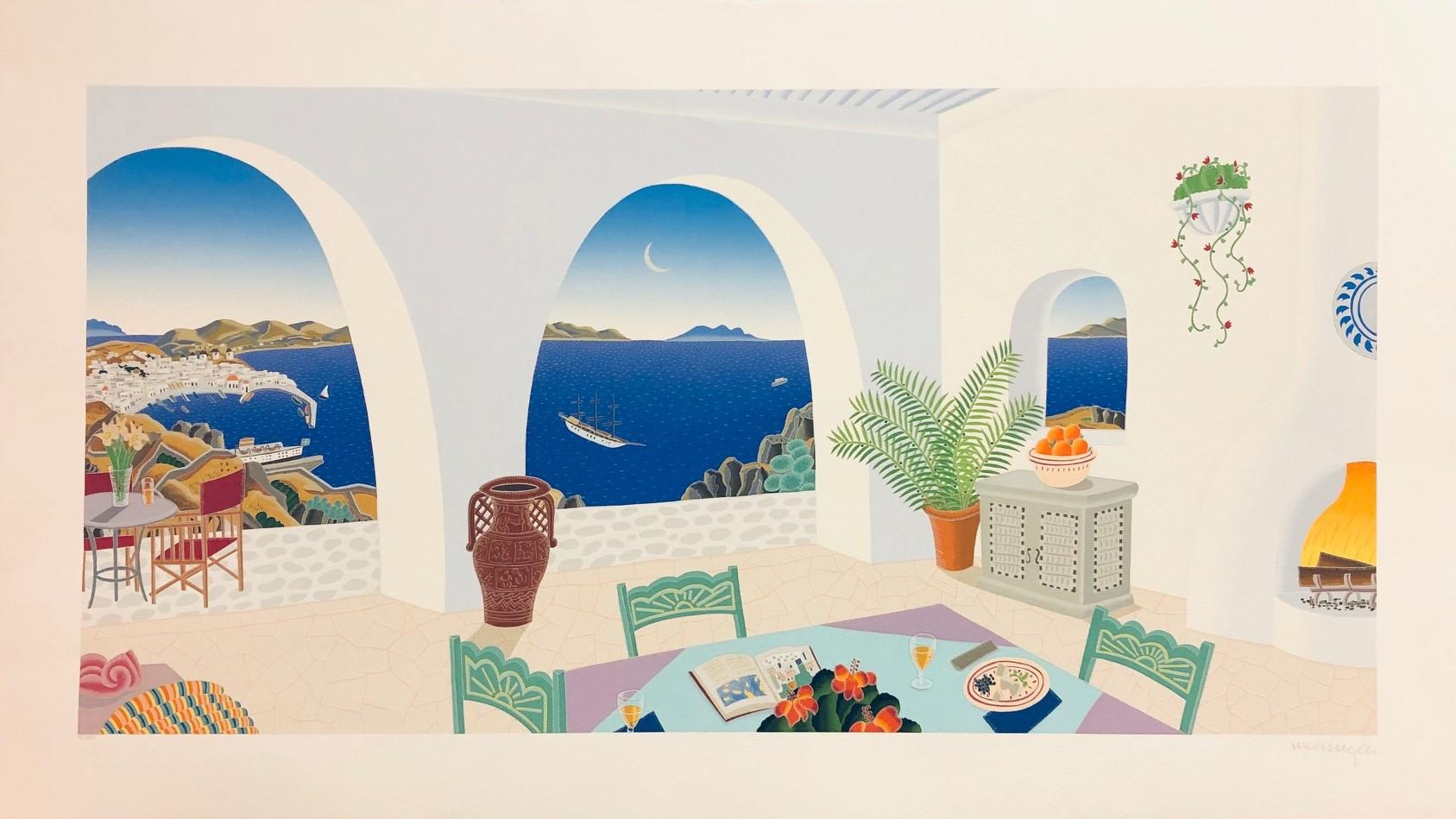 The Bay-Limited Edition Serigraph, Signed by Artist - Print by Thomas McKnight