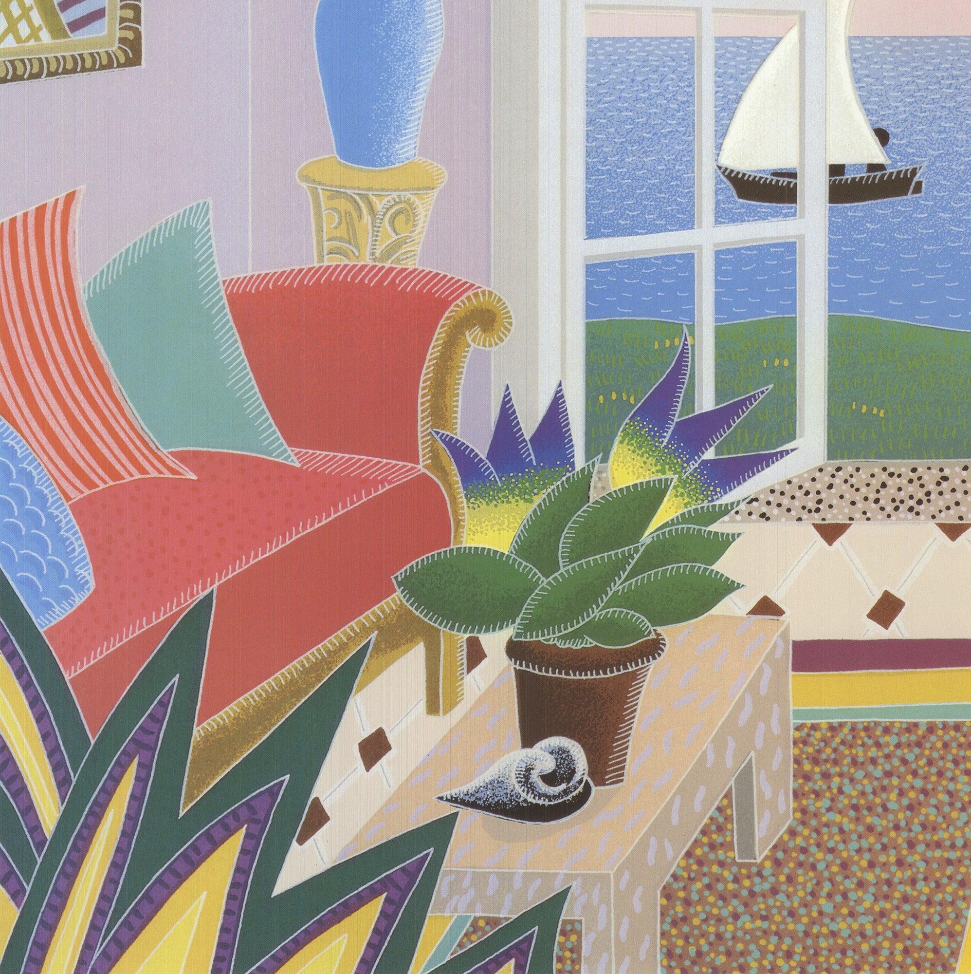 Thomas McKnight „Barbados“ 1989- Offset-Lithographie im Angebot 2