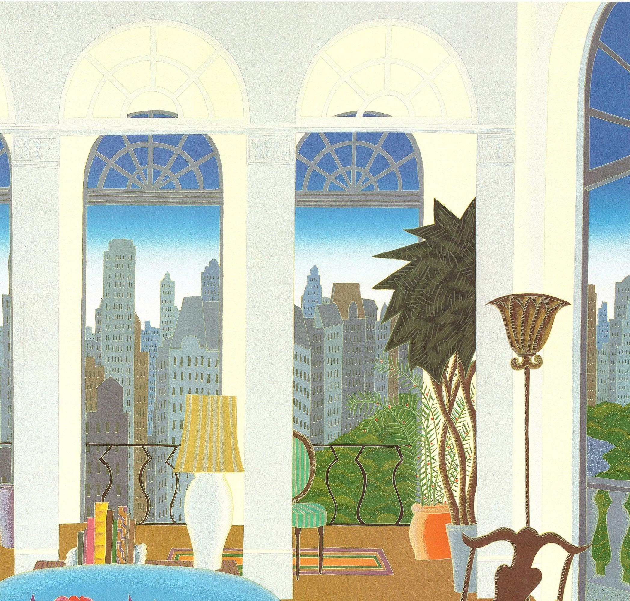 Thomas McKnight 'Blue Couch' 1985 For Sale 3