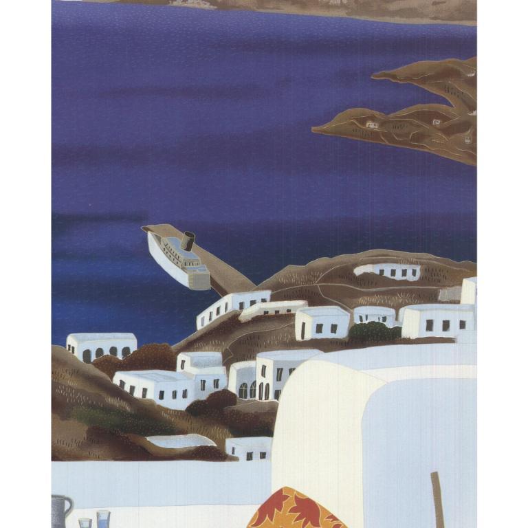 Thomas McKnight 'Mykonos Rooftops' 1992- Offset Lithograph 3