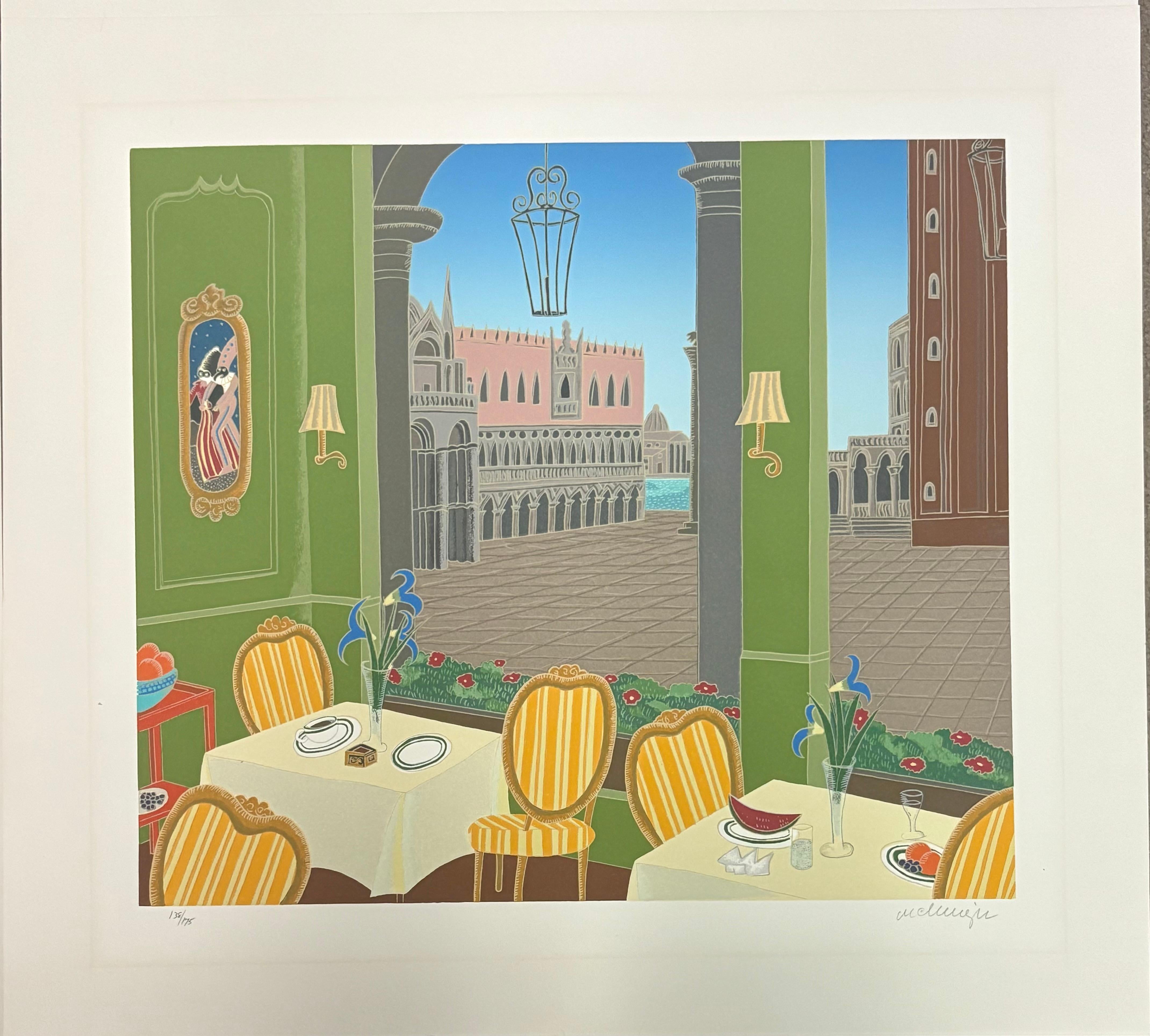 Thomas McKnight set of Serigraphs “Venice Suite” signed and numbered. In good condition measures Unframed 21x19 are the sizes