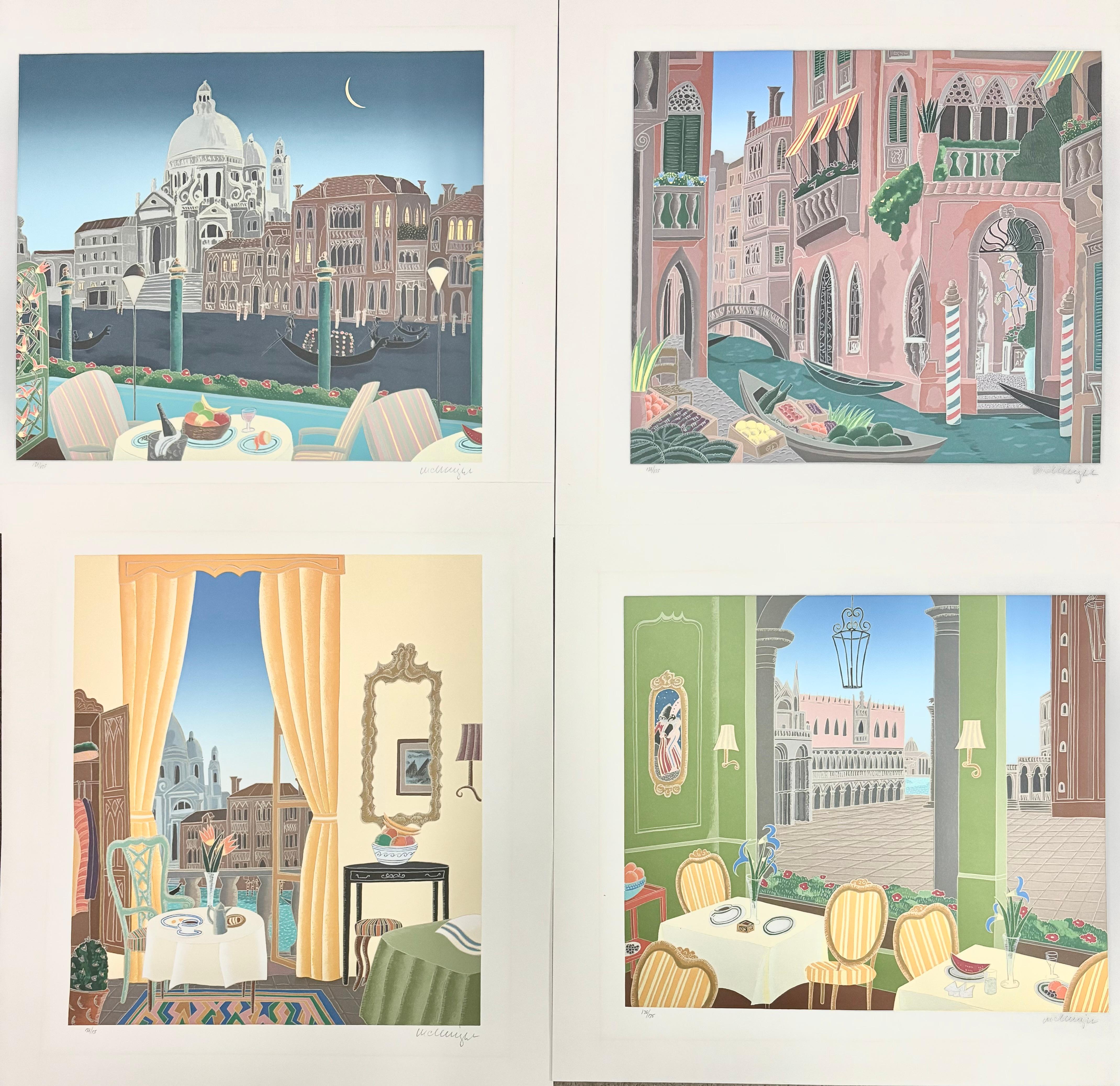 “Venice suite set of four” - Print by Thomas McKnight