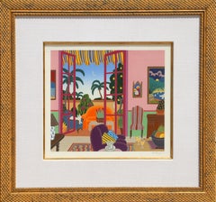 Villa Rosa, Pop Art Screenprint by Thomas McKnight