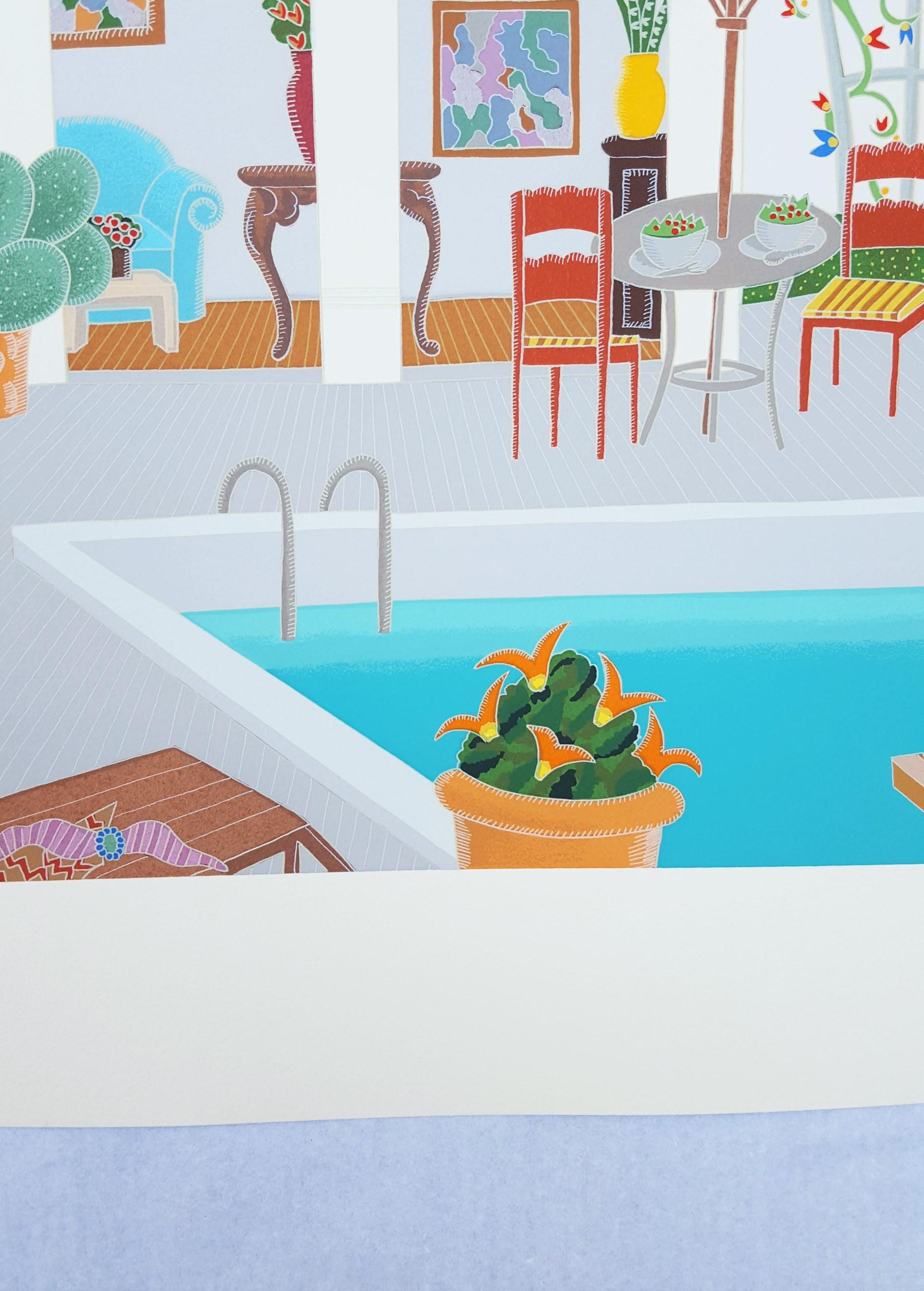 Westhampton /// Contemporary Thomas McKnight Siebdruck Hamptons NY Modern Art im Angebot 9