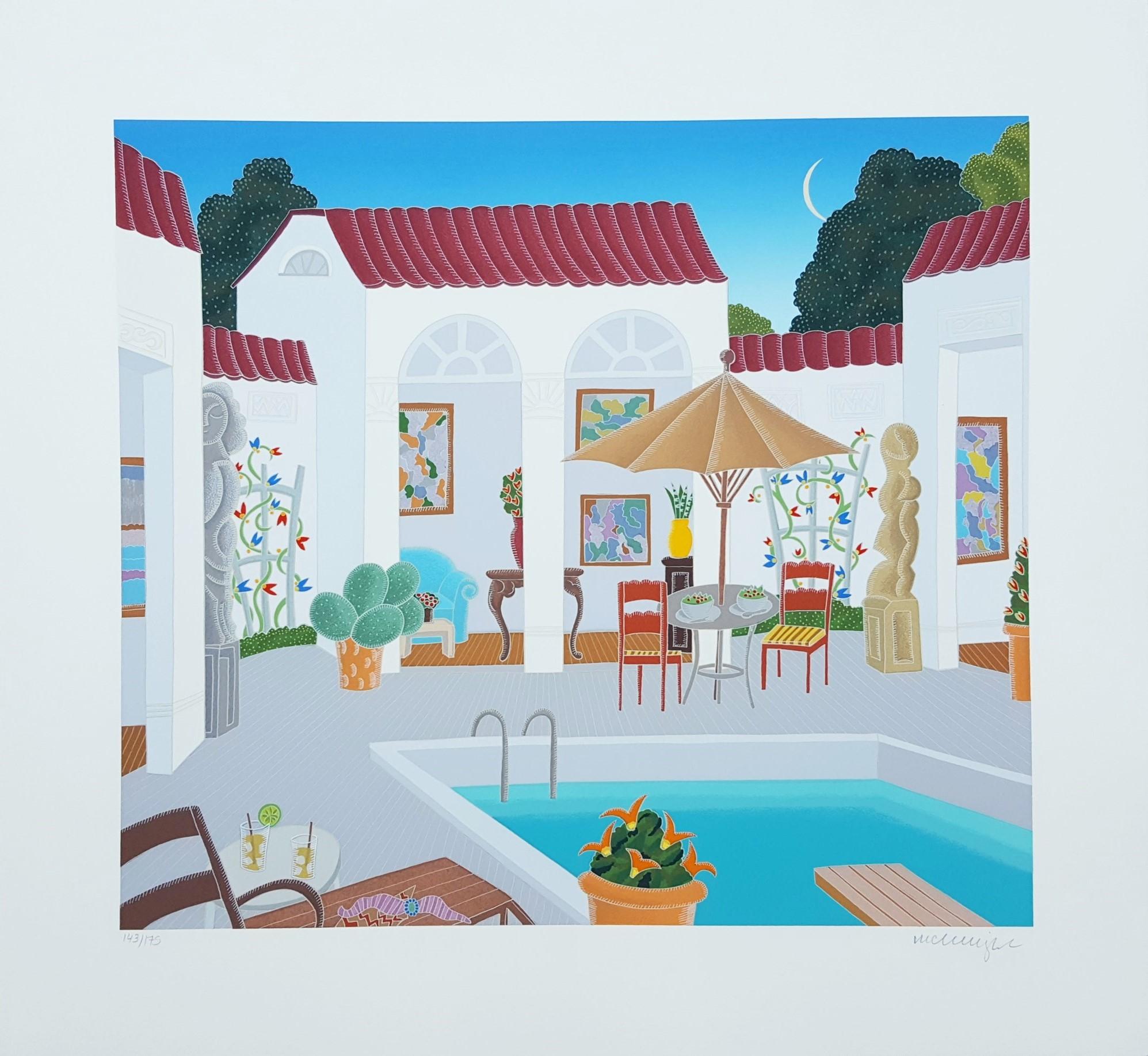 Westhampton /// Contemporary Thomas McKnight Siebdruck Hamptons NY Modern Art im Angebot 1