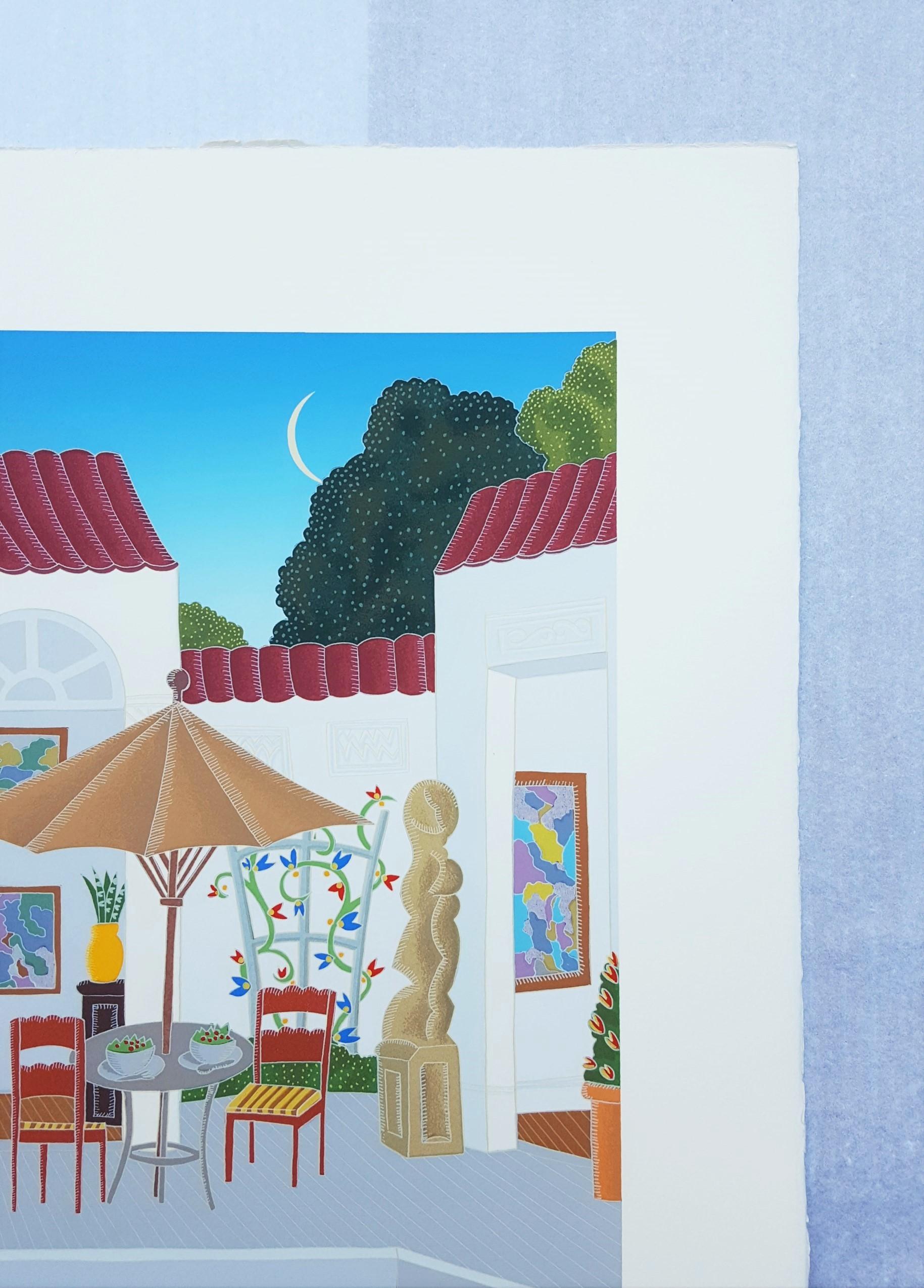 Westhampton /// Contemporary Thomas McKnight Siebdruck Hamptons NY Modern Art im Angebot 4