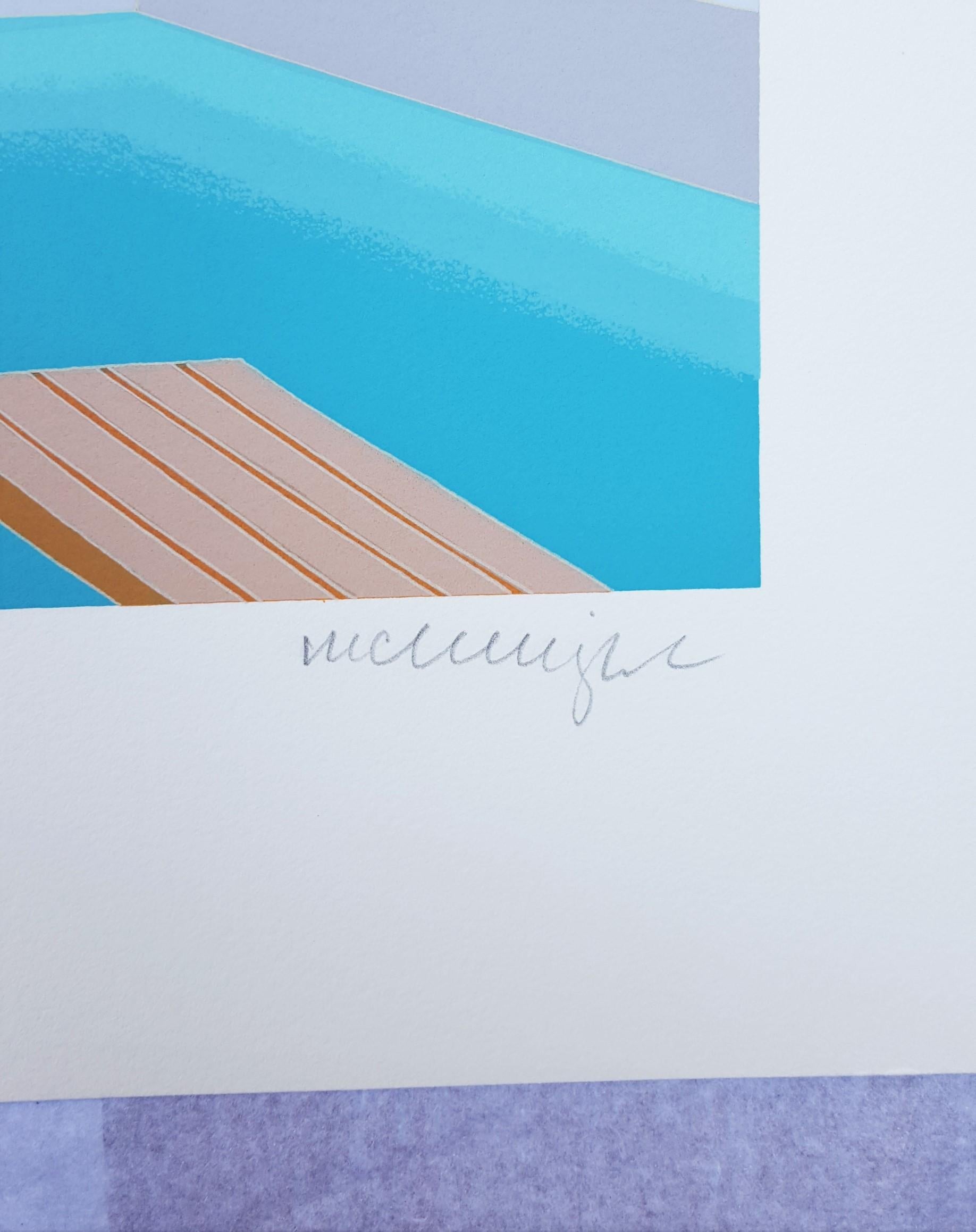 Westhampton /// Contemporary Thomas McKnight Siebdruck Hamptons NY Modern Art im Angebot 6