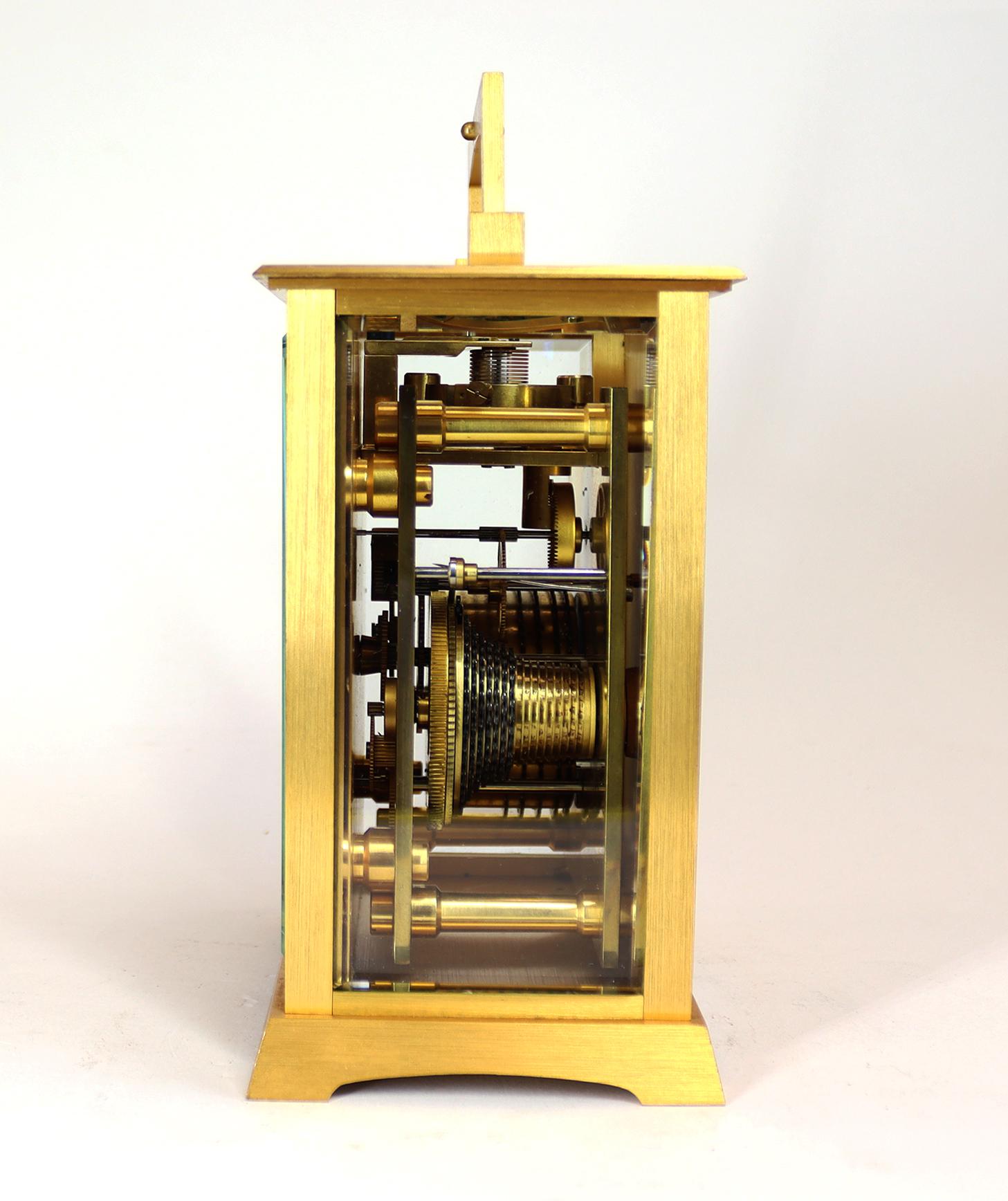Mid-Century Modern Thomas Mercer Chronometer Carriage Timepiece For Sale