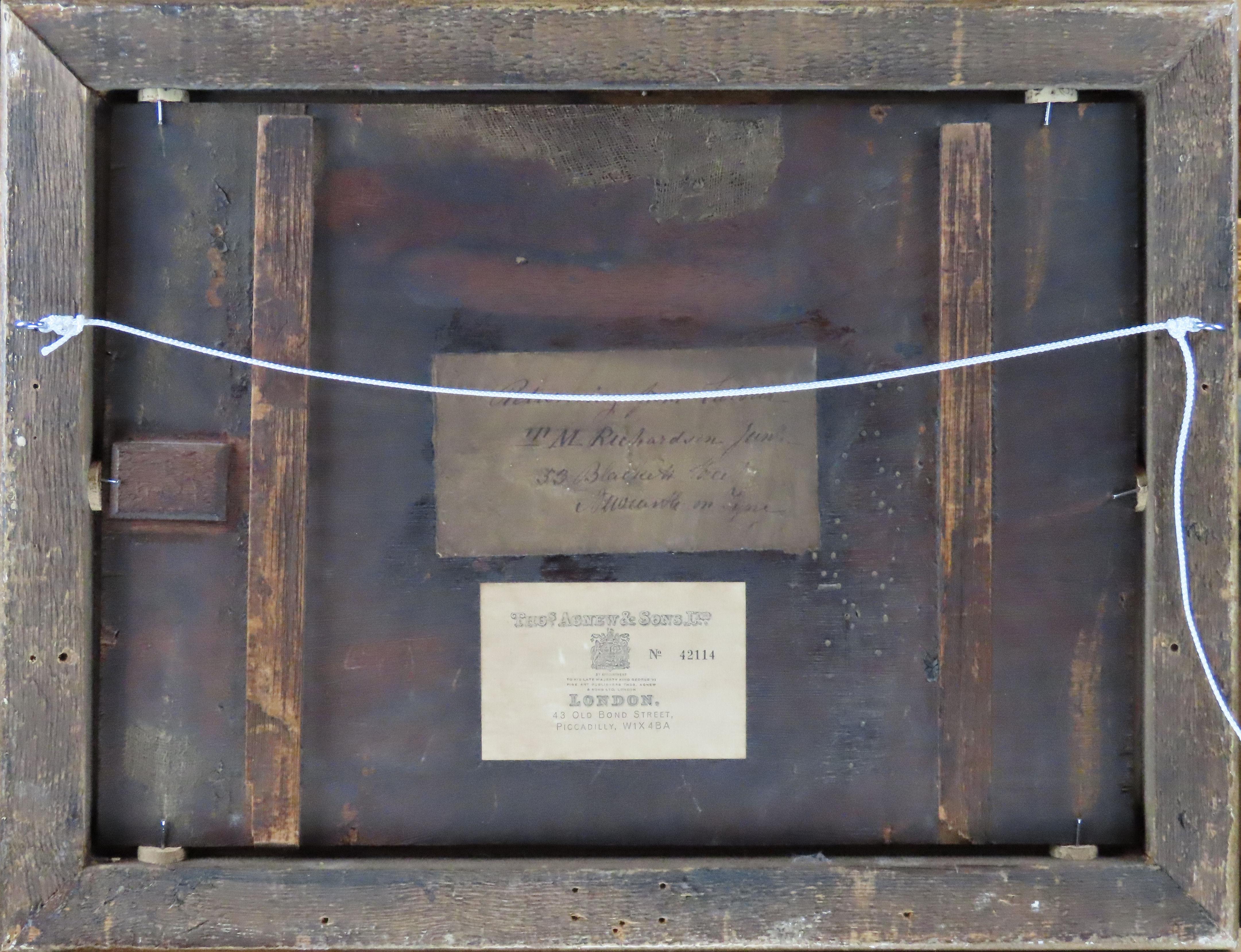 Original Öl auf Leinwand von Thomas Miles Richardson, 