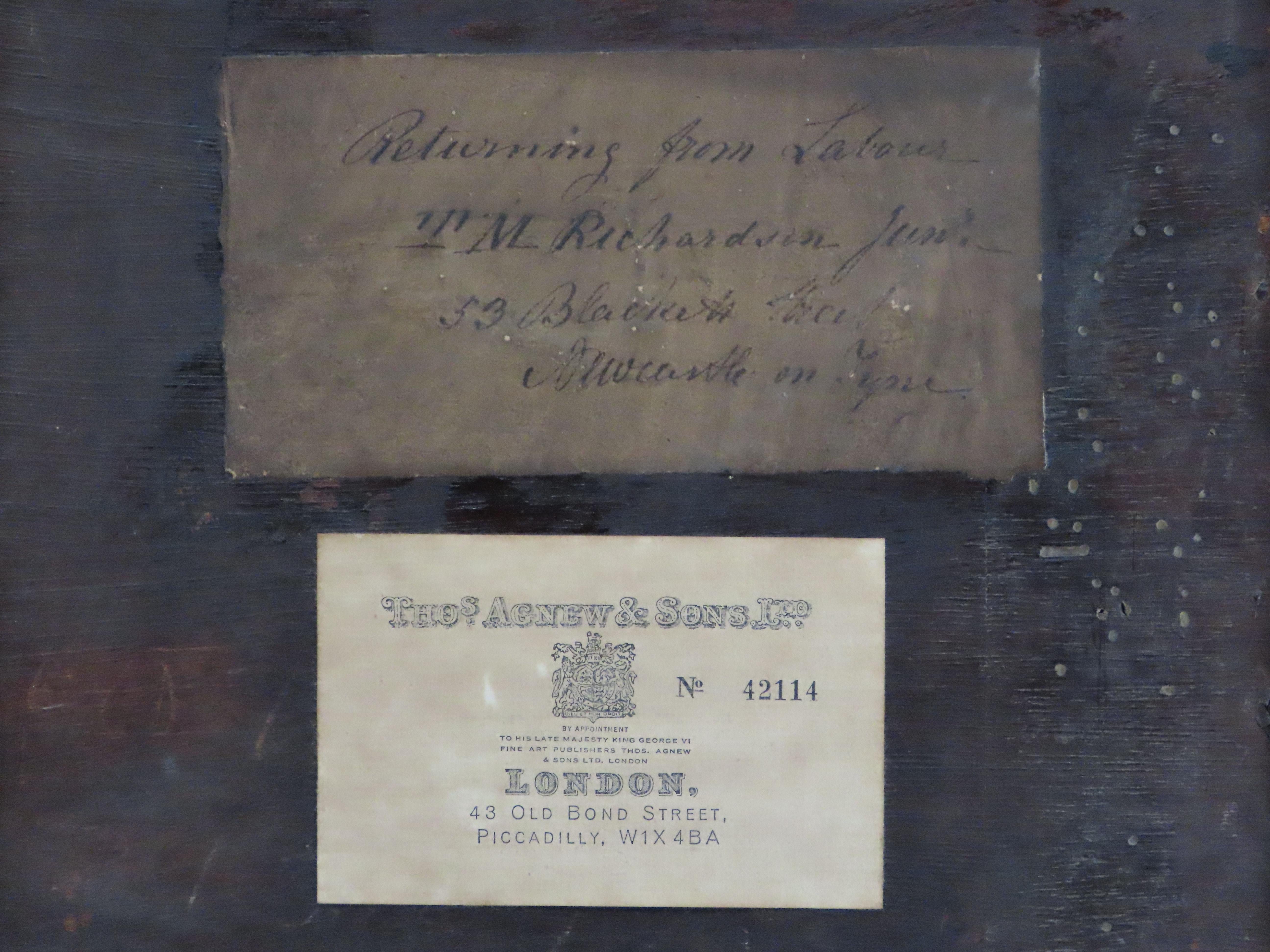 Original Öl auf Leinwand von Thomas Miles Richardson, 