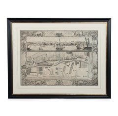 Thomas Milton Engraving (1743-1827) A Geometrical Plan and North Elevation