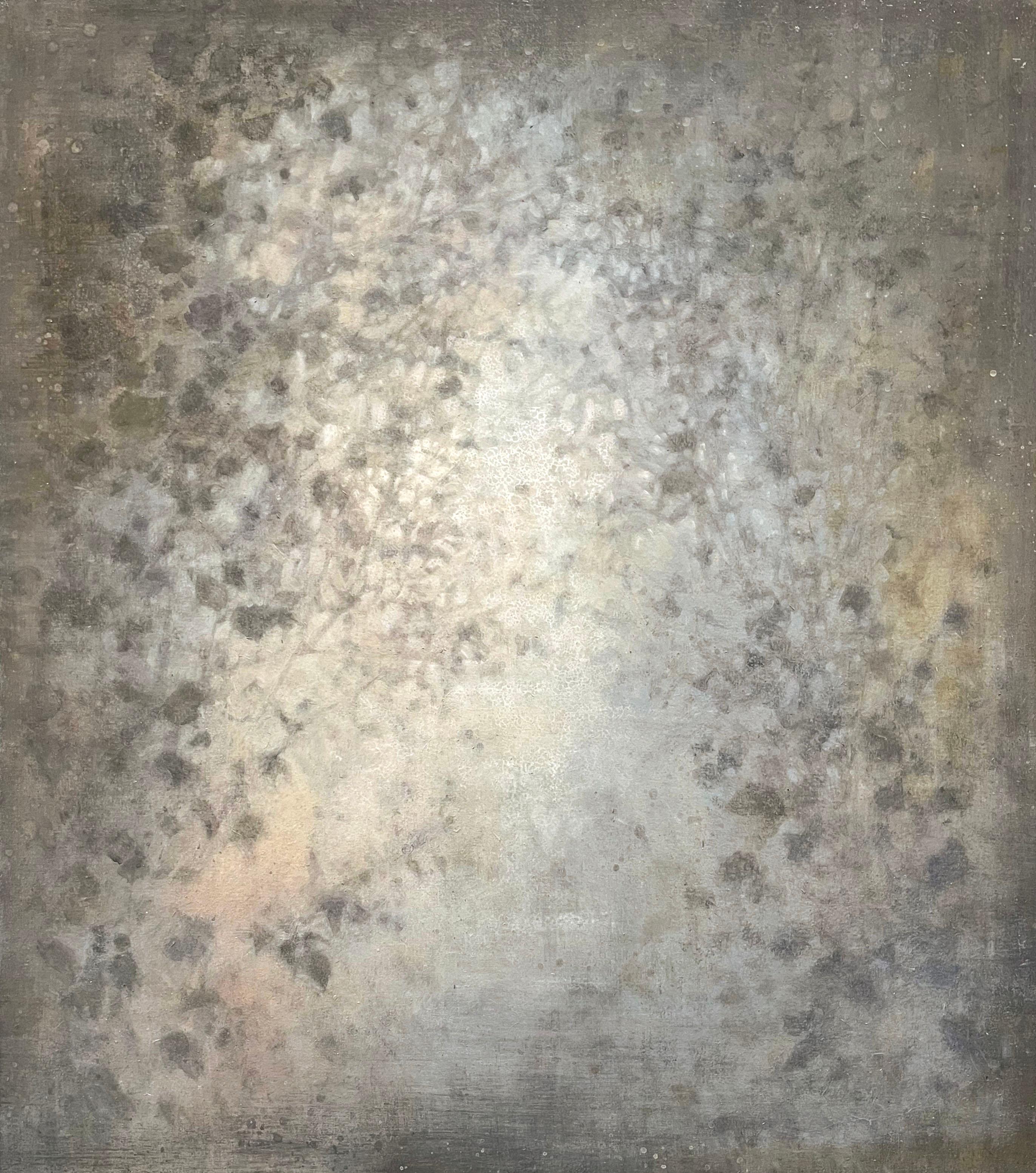 Landscape Painting Thomas Monaghan - Plaqué argent