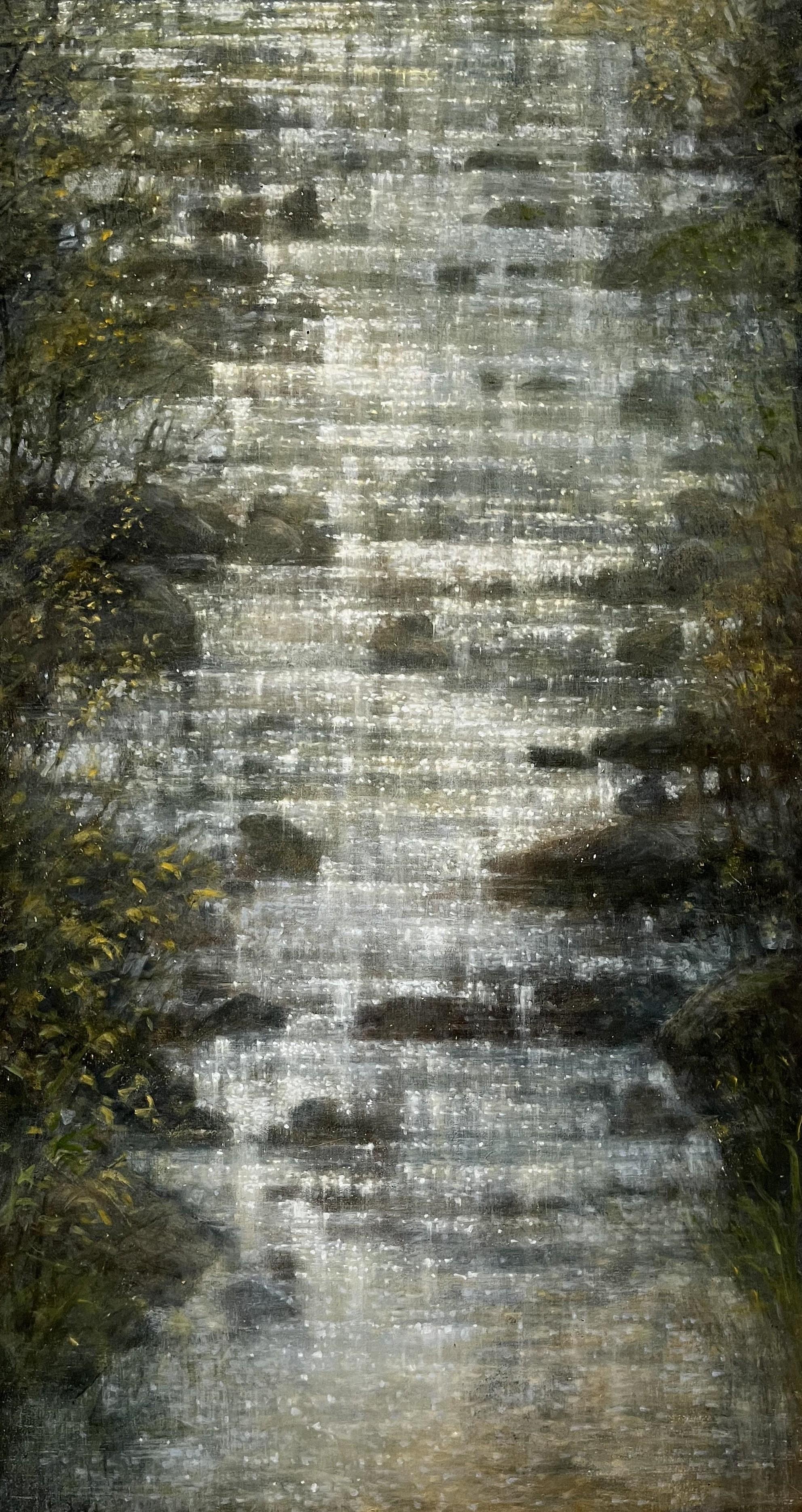 Thomas Monaghan Landscape Painting - Stream Profile