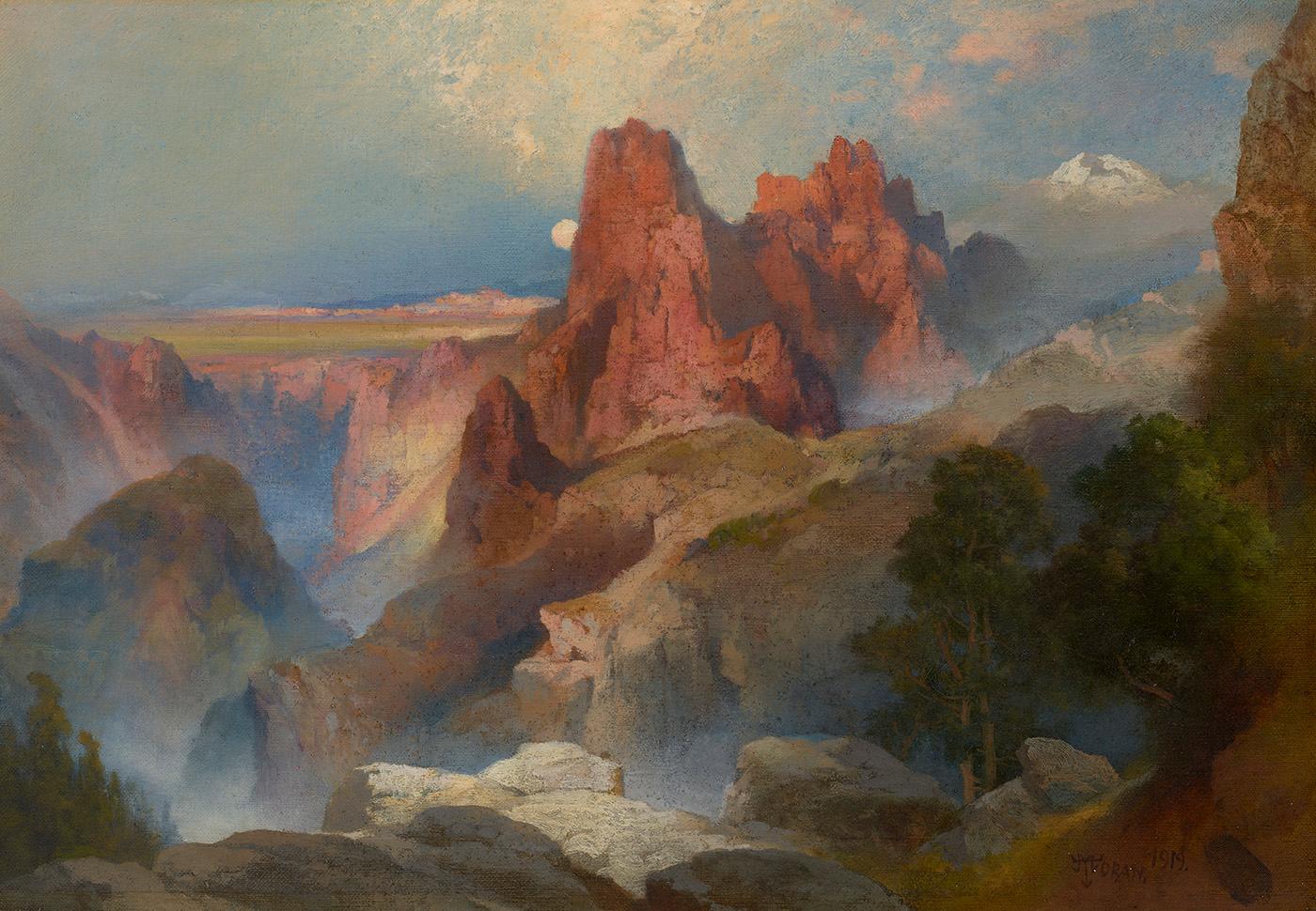 Thomas Moran Landscape Painting - Grand Canyon