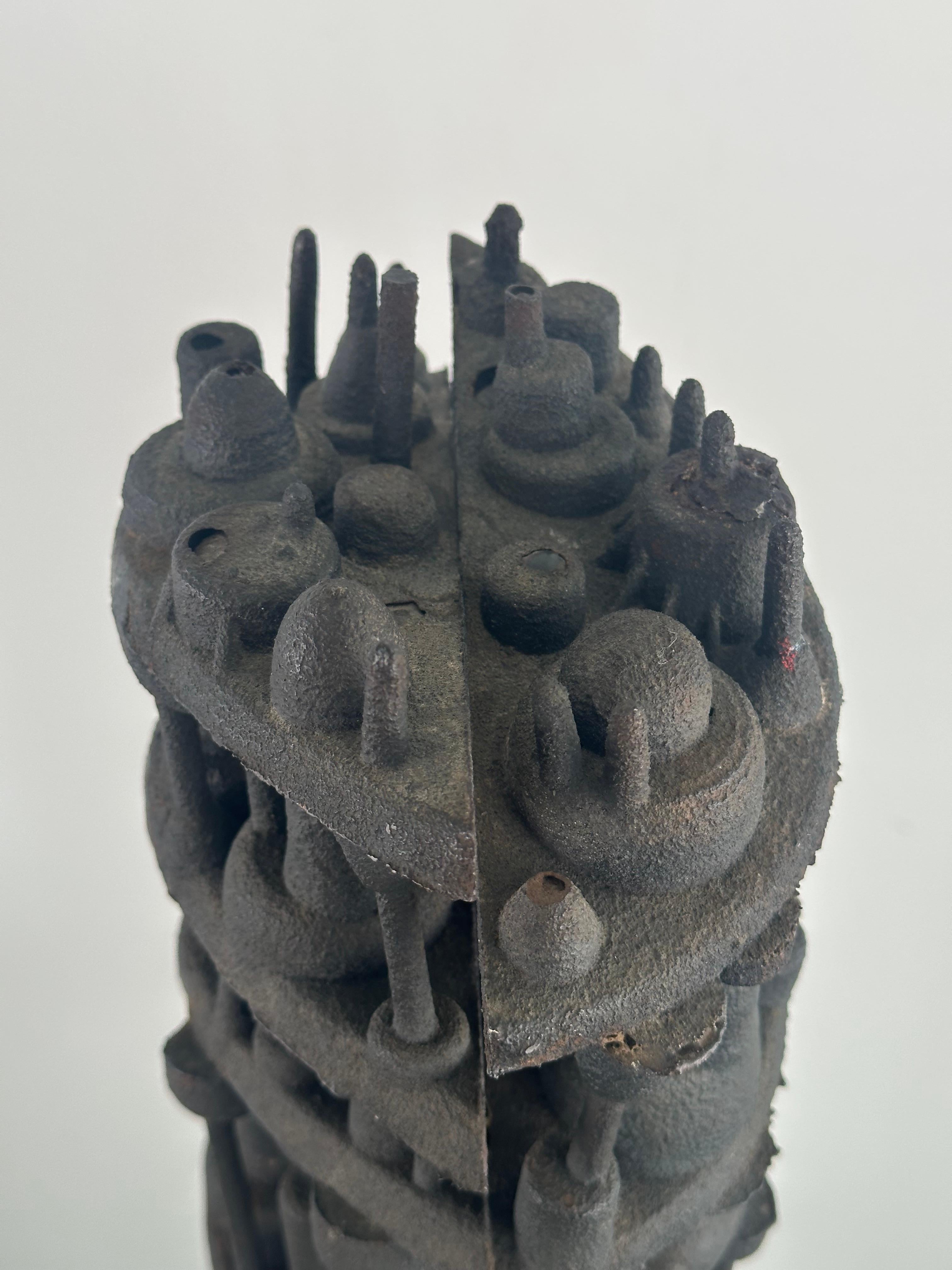 Escultura moderna de mediados de siglo expresionista abstracta sin título en venta 9