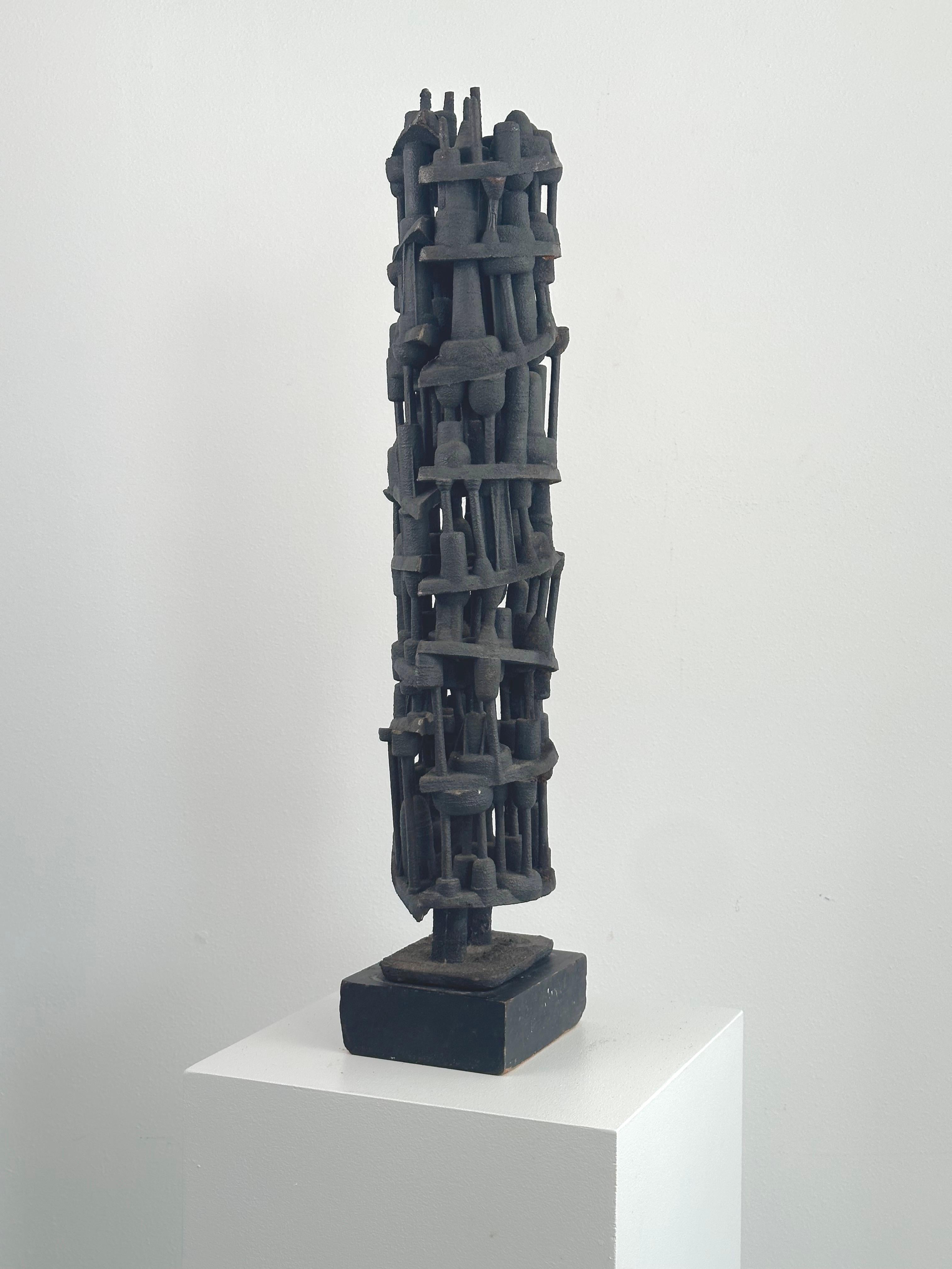 Escultura moderna de mediados de siglo expresionista abstracta sin título en venta 1
