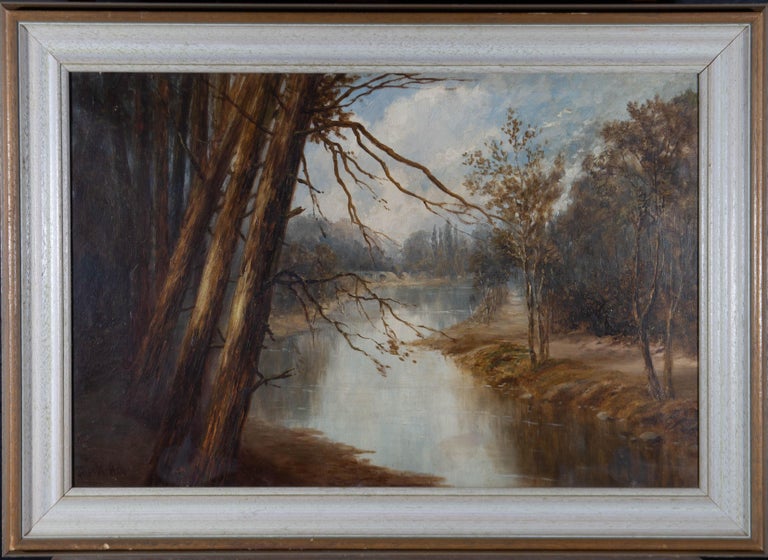 Thomas Morris Ash (1851-1935) - Late 19th Century Oil, Near Bournemouth - Painting by Thomas Morris Ash
