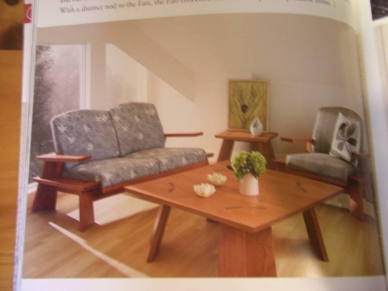 Thomas Moser Edo Two Place Sofa Loveseat, 2007, Maine, Handcrafted