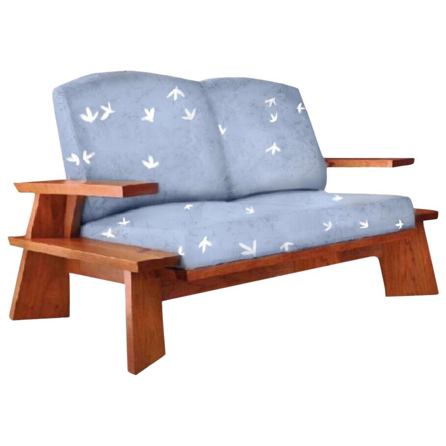 Thomas Moser Edo Two Place Sofa Loveseat, 2007, Maine, Handcrafted, Studio Art