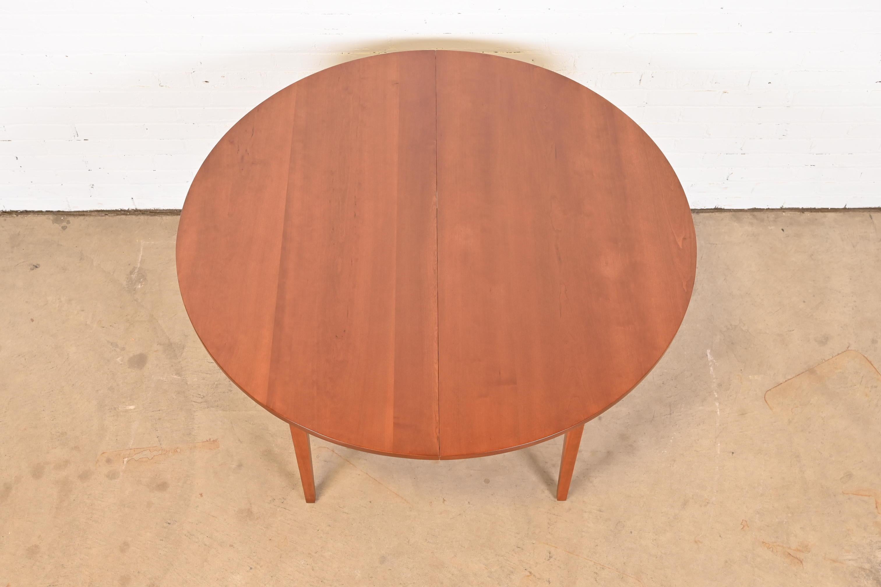 Thomas Moser Shaker Studio Crafted Cherry Wood Dining Table, Newly Refinished 7