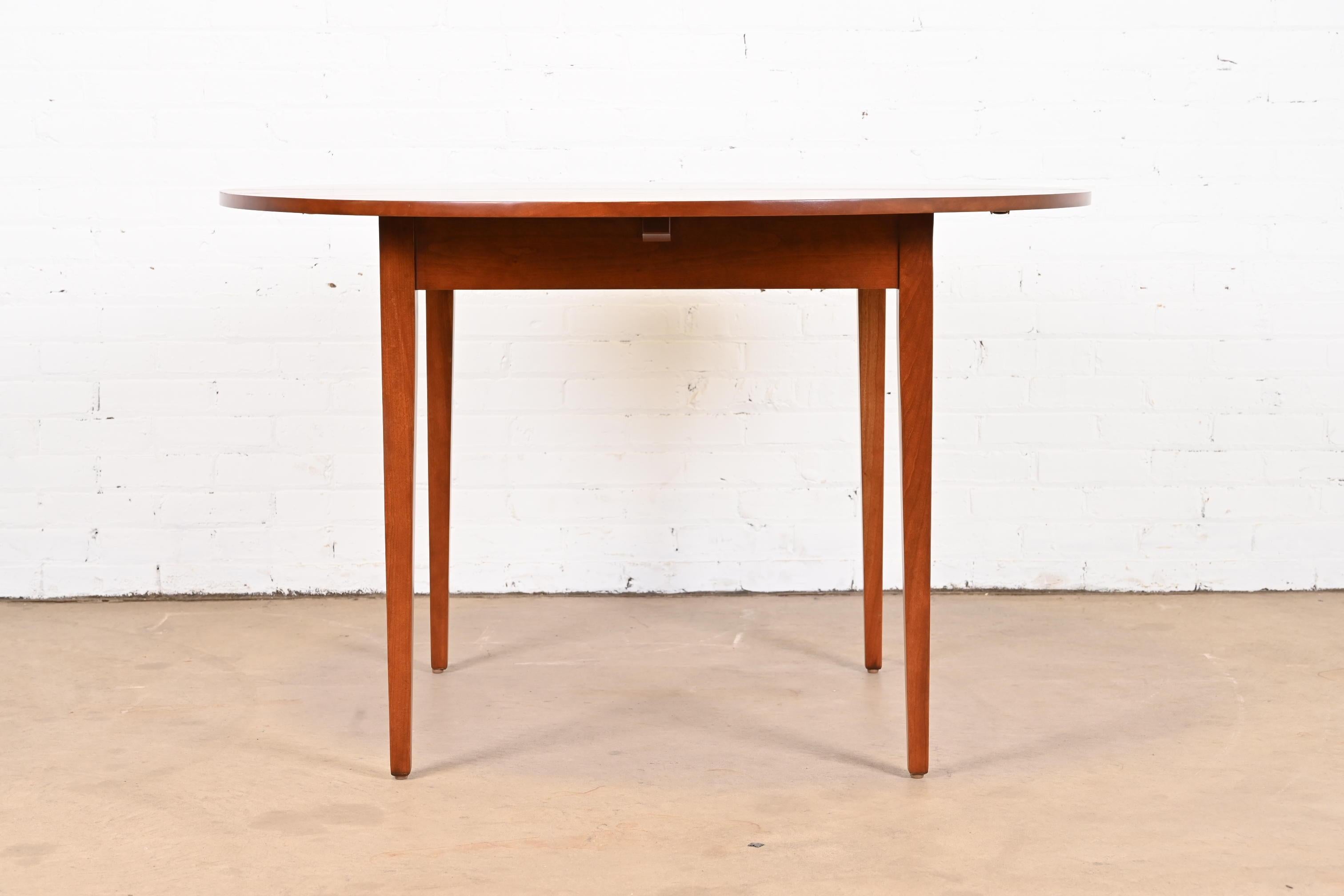 Thomas Moser Shaker Studio Crafted Cherry Wood Dining Table, Newly Refinished 8