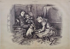 "Christmas Fancies", Thomas Nast Harper's Weekly Engraving, 19th Century