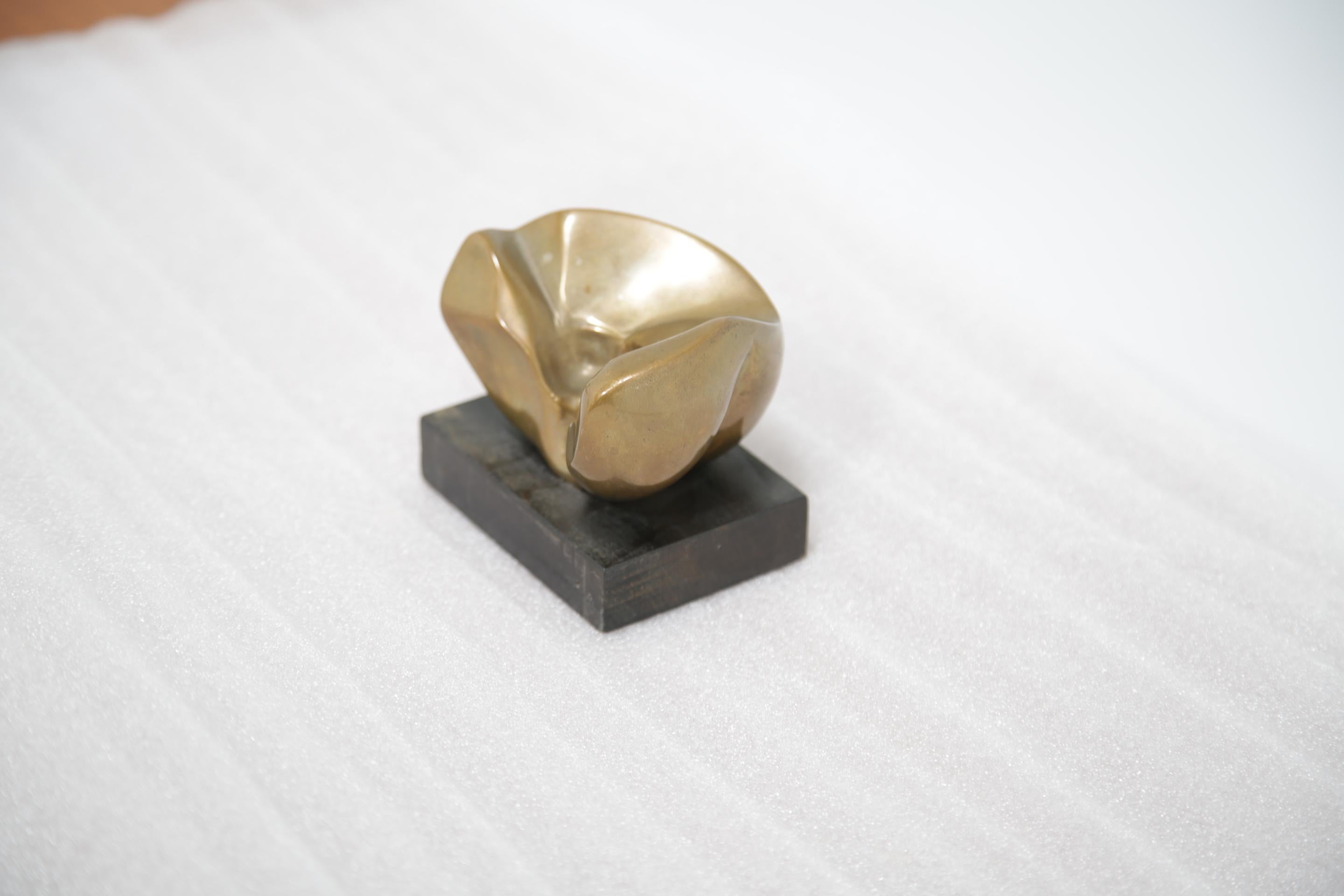 Thomas Nordbäck, Escultura de bronce, Forma orgánica firmada y numerada, edición de 70 ejemplares Vaciado en venta